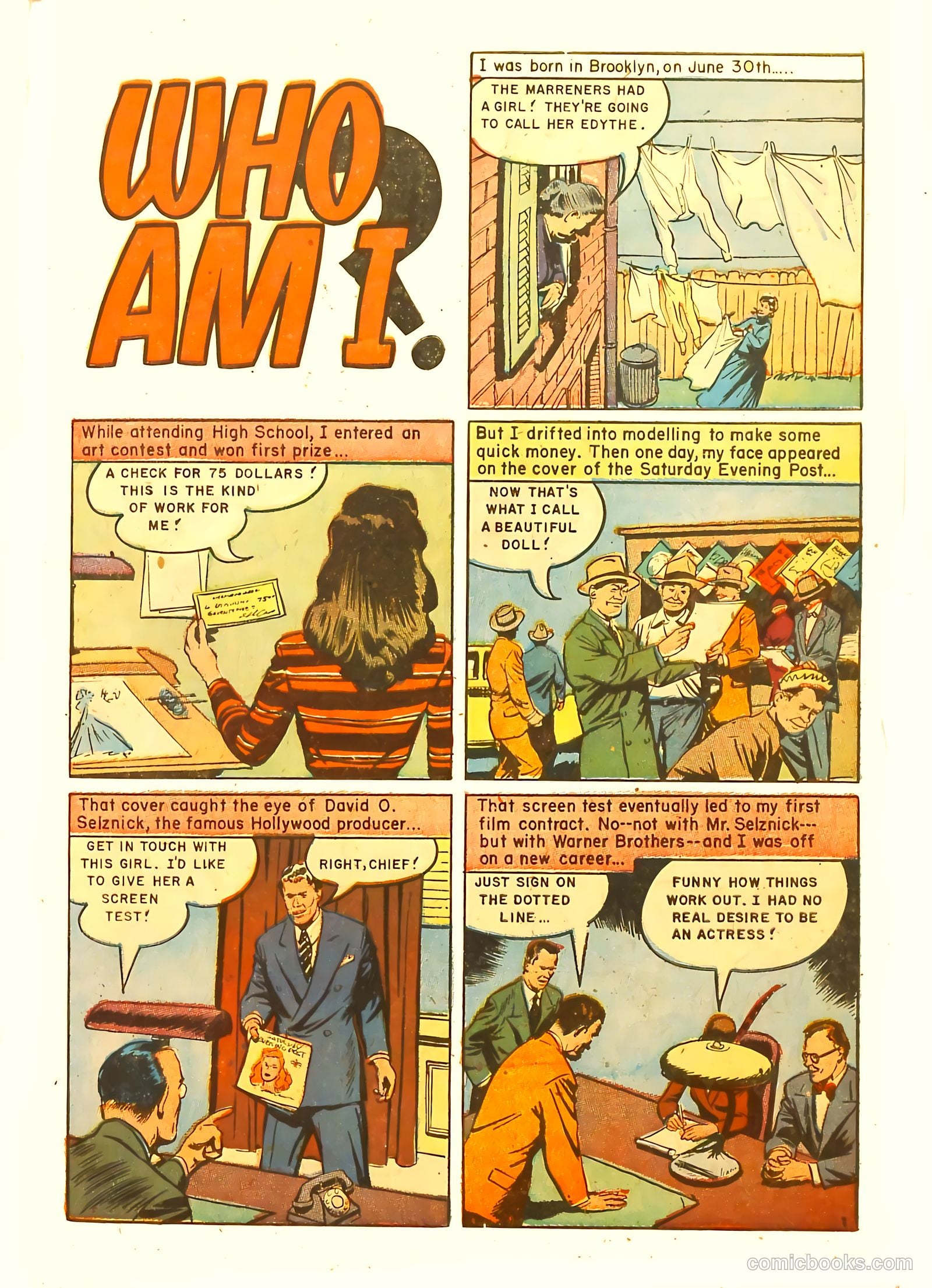 Movie Love #21 (1953) — page 27 of 36