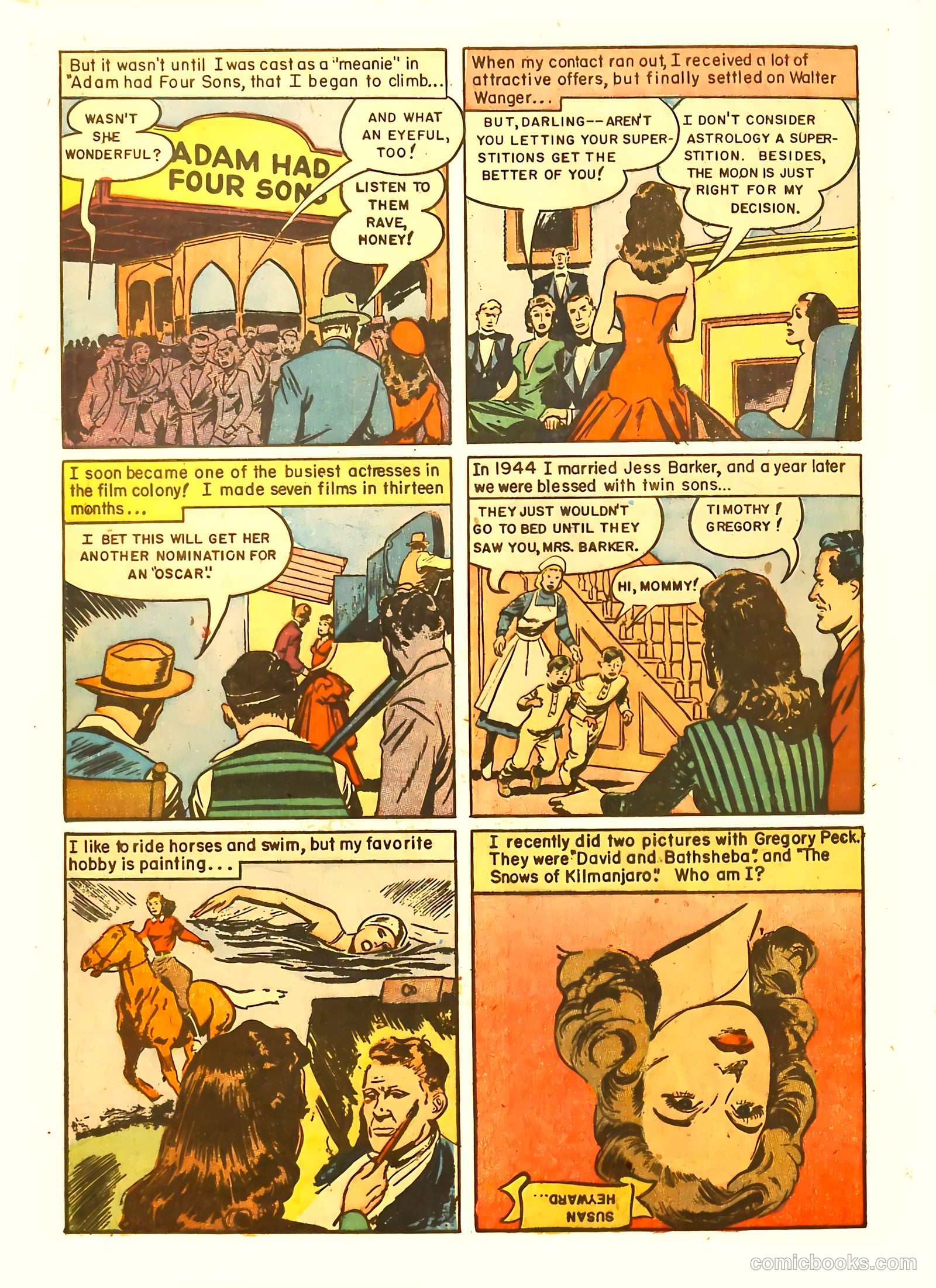 Movie Love #21 (1953) — page 28 of 36