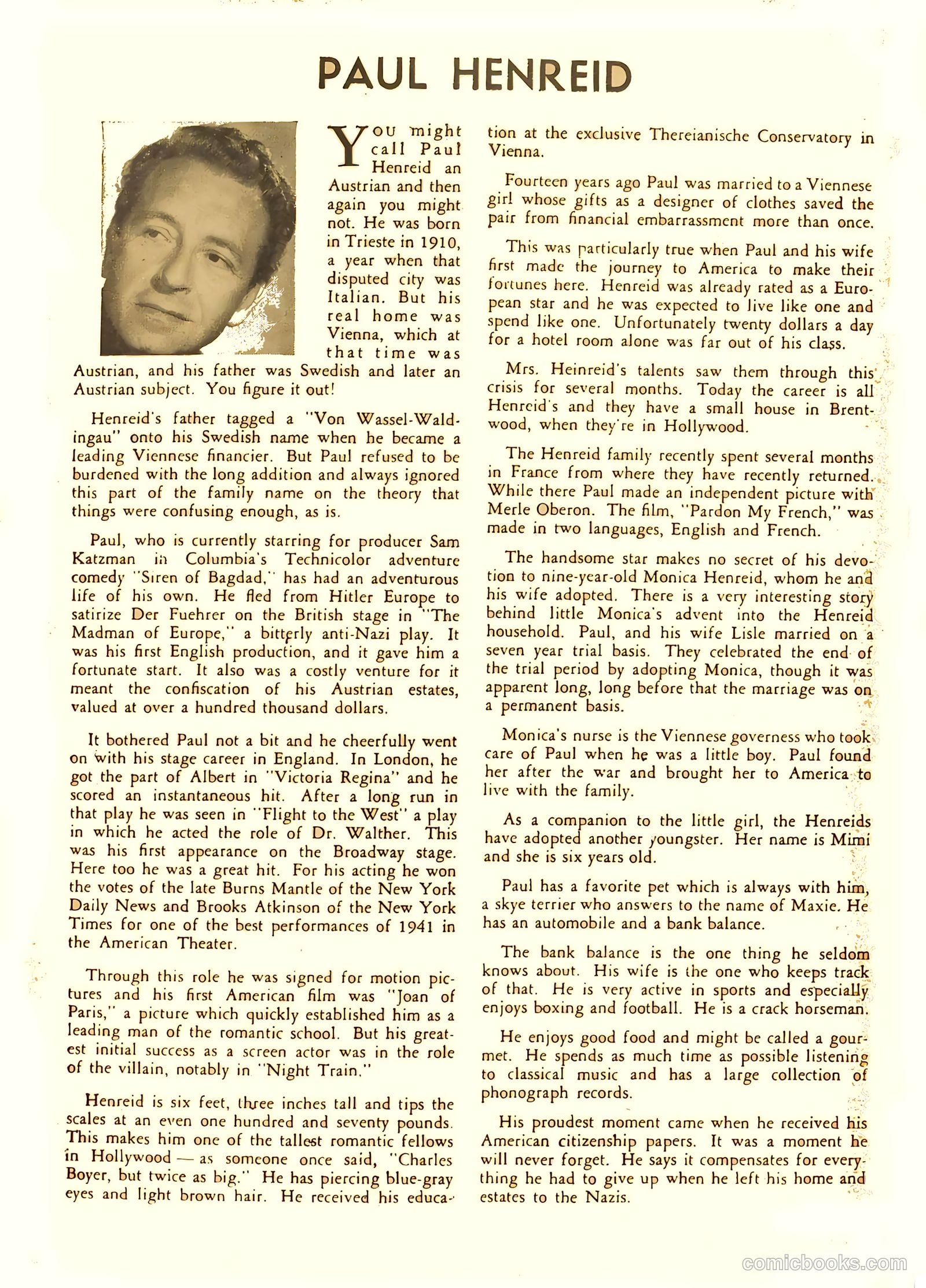 Movie Love #21 (1953) — page 35 of 36