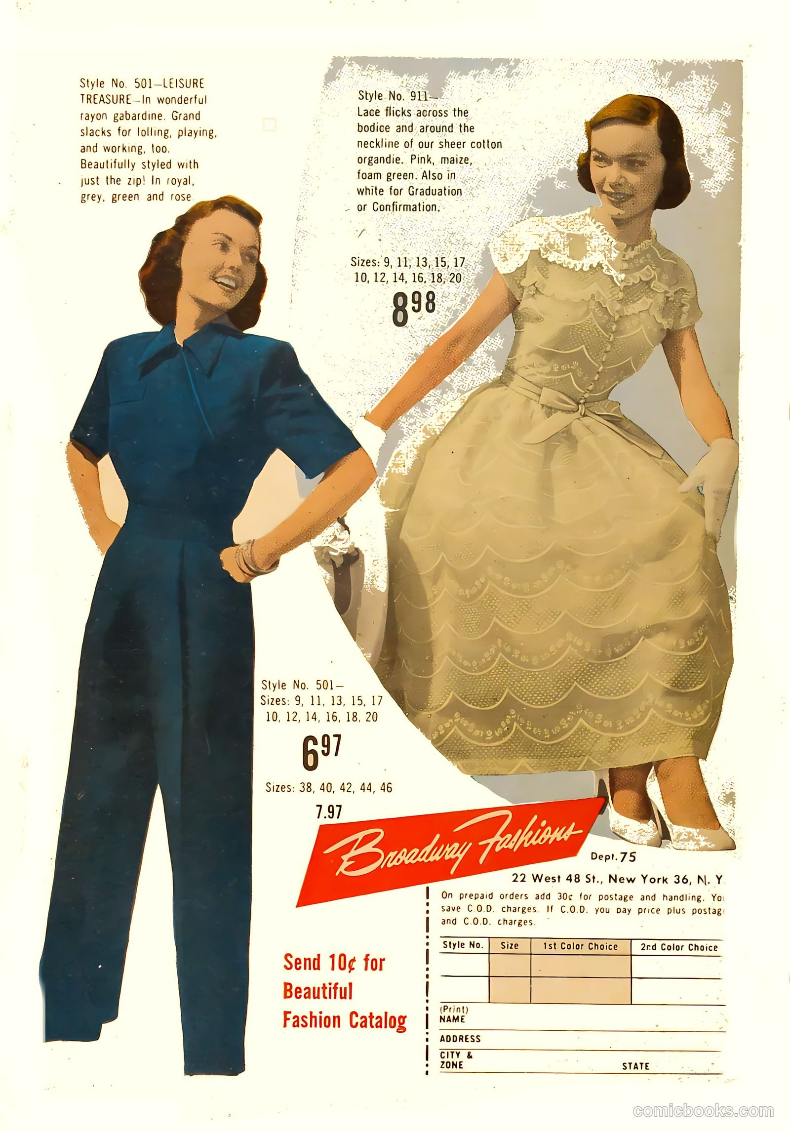 Movie Love #21 (1953) — page 36 of 36