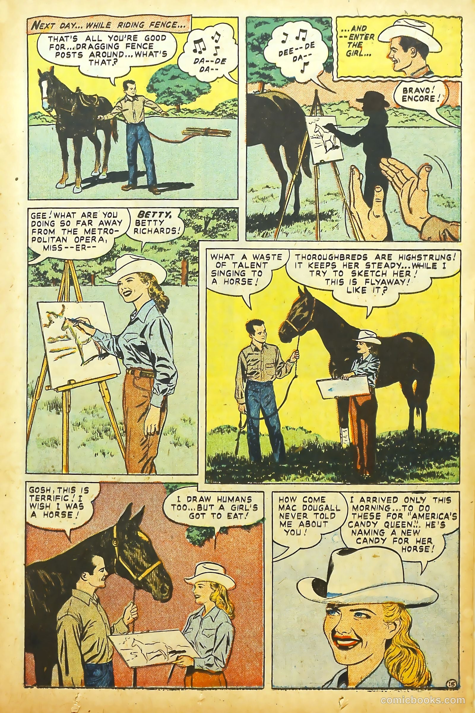 Movie Love #3 (1950) — page 17 of 53
