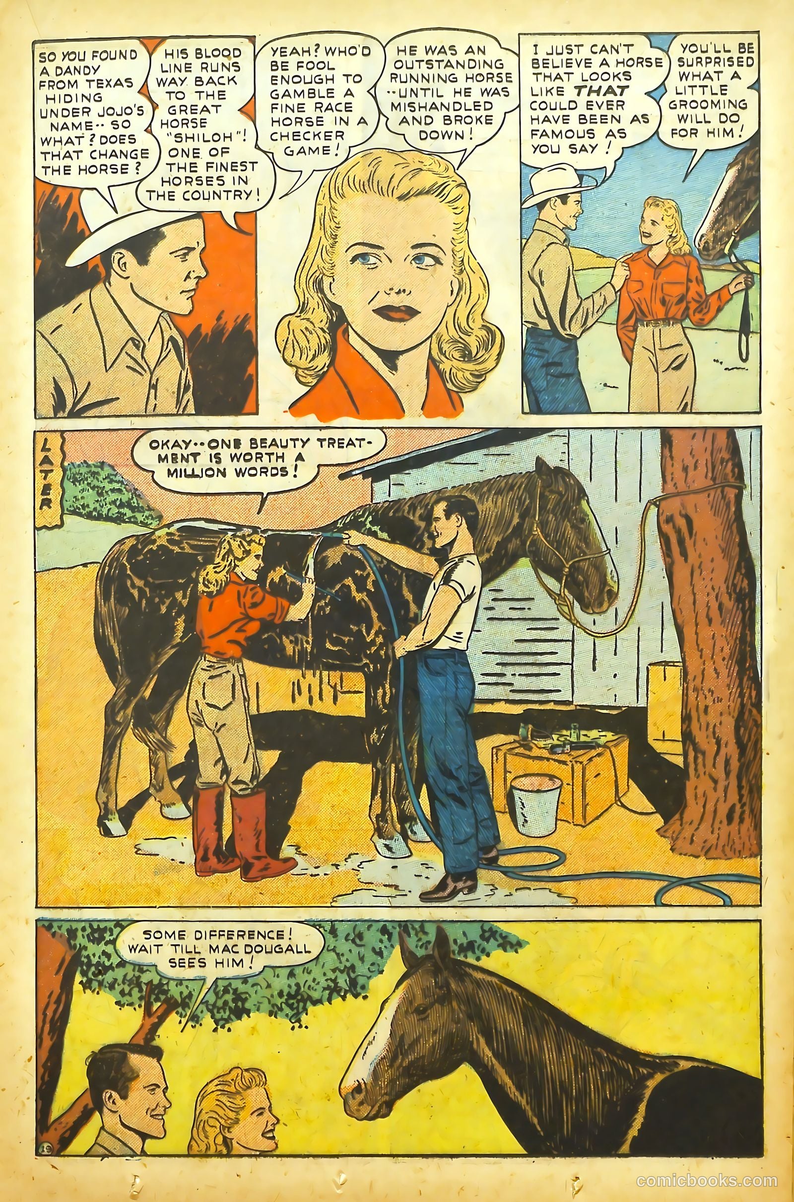 Movie Love #3 (1950) — page 21 of 53