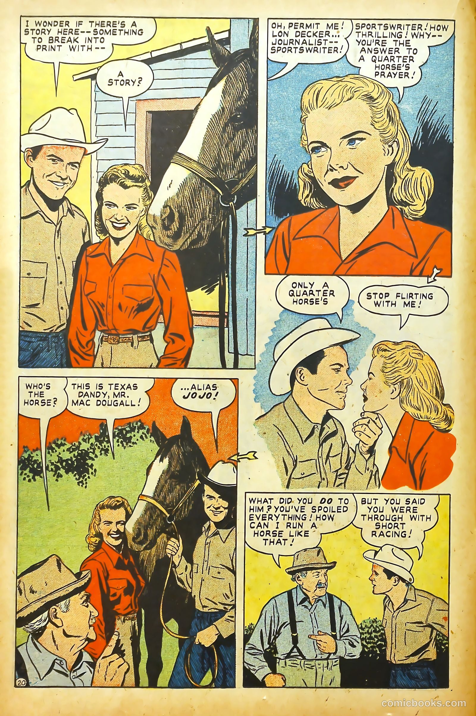 Movie Love #3 (1950) — page 22 of 53