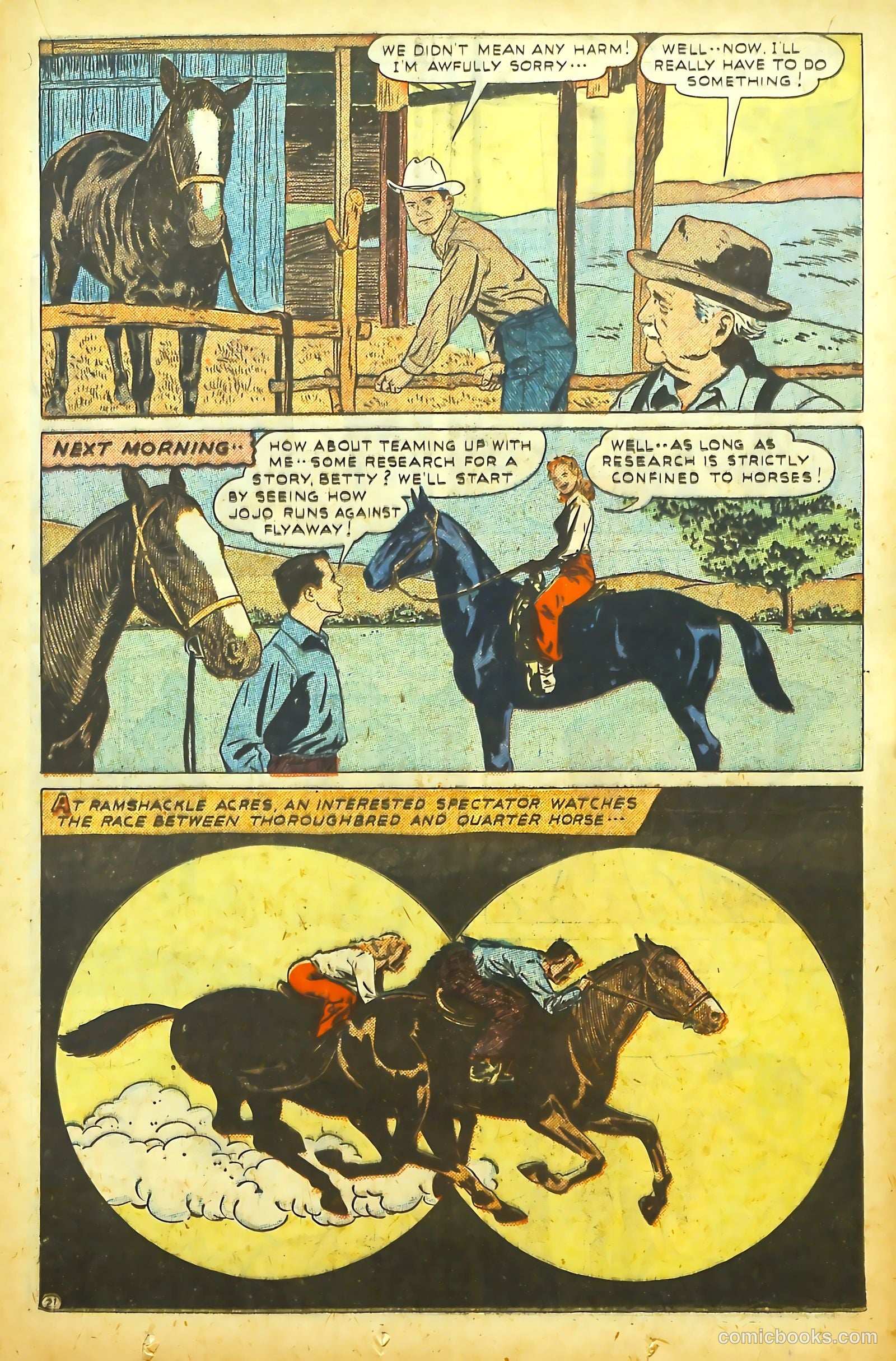Movie Love #3 (1950) — page 23 of 53