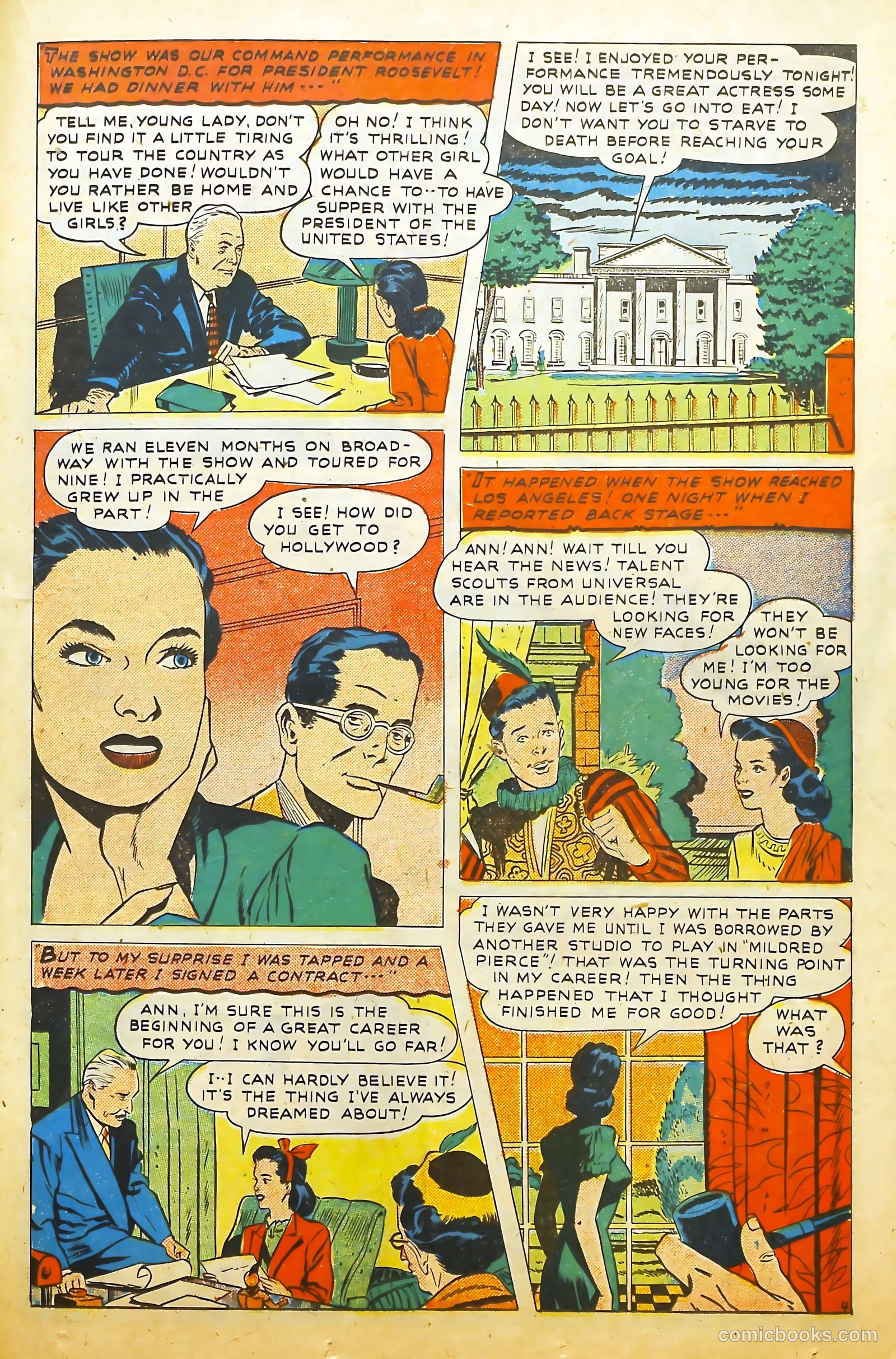 Movie Love #4 (1950) — page 32 of 53