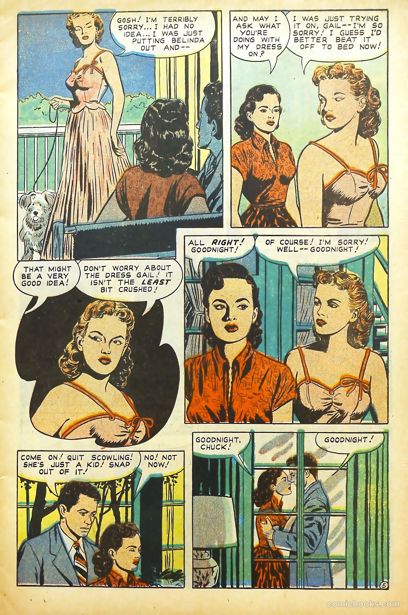 Movie Love #5 (1950) — page 7 of 53