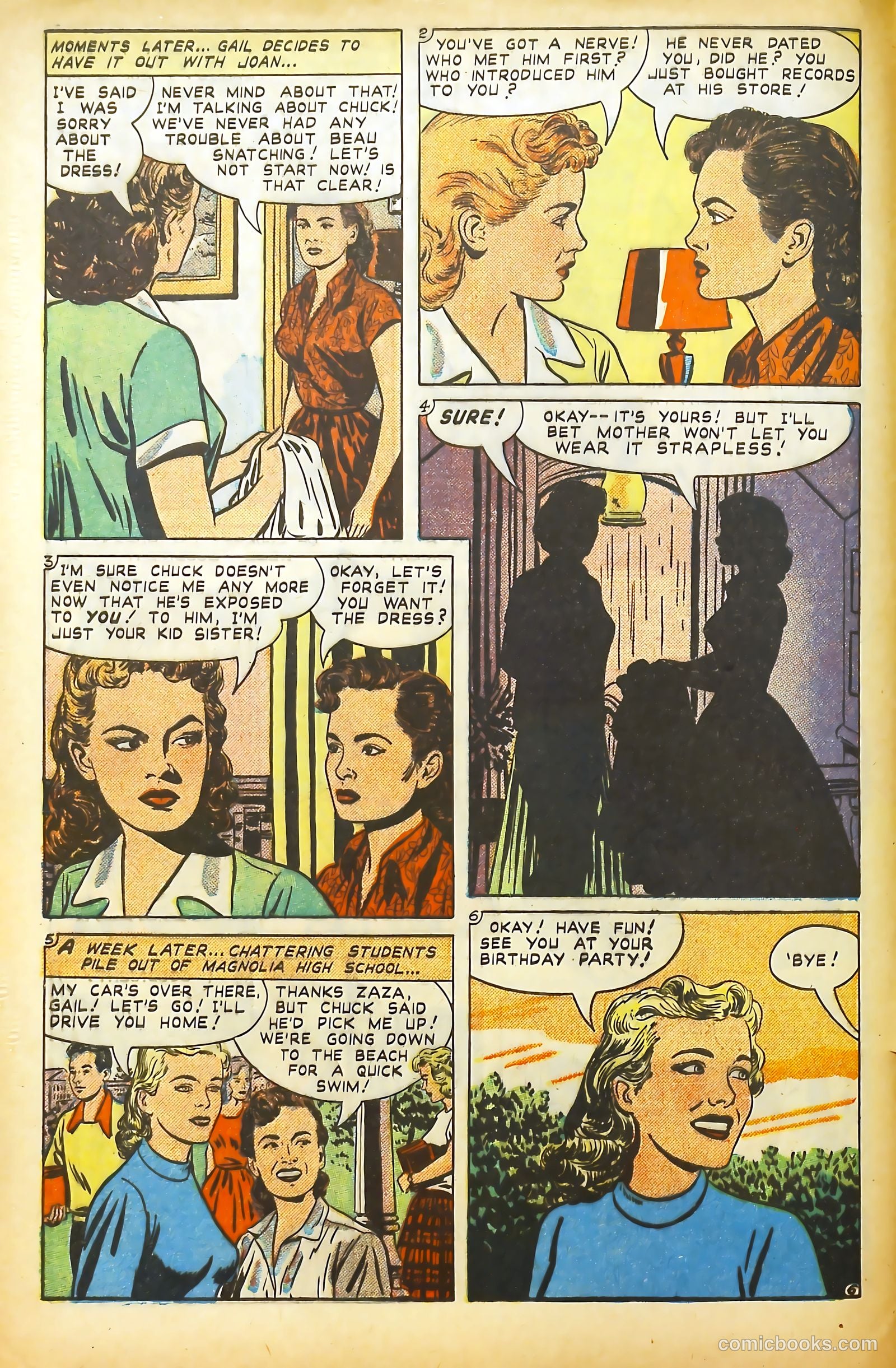 Movie Love #5 (1950) — page 8 of 53