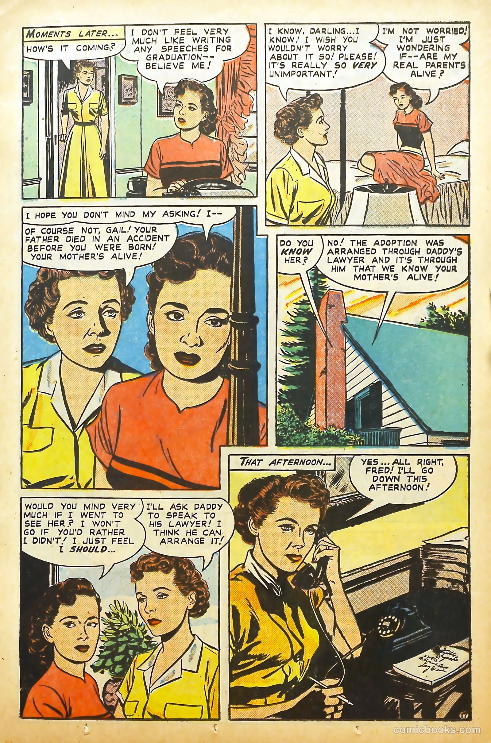 Movie Love #5 (1950) — page 19 of 53