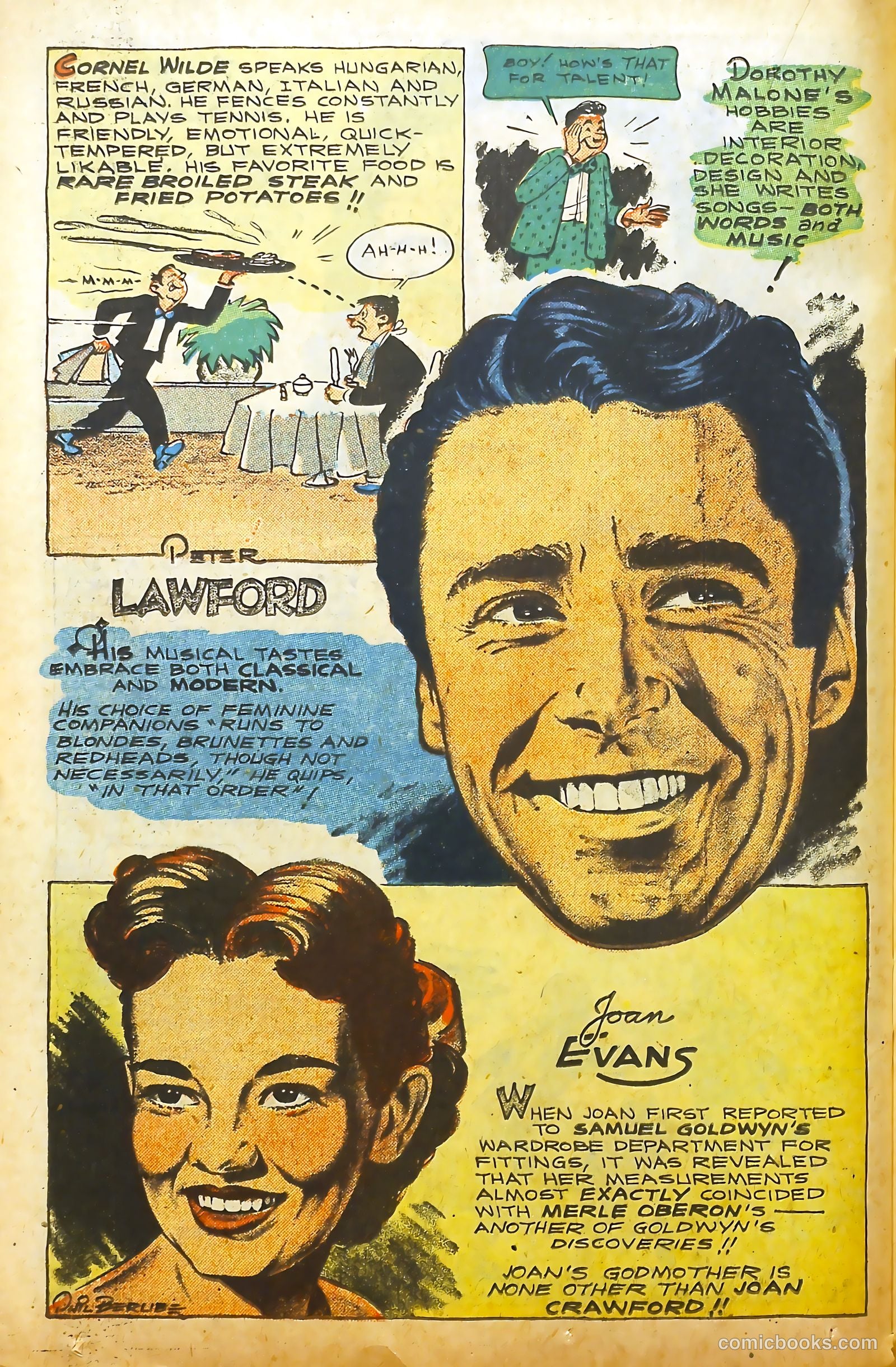 Movie Love #5 (1950) — page 36 of 53