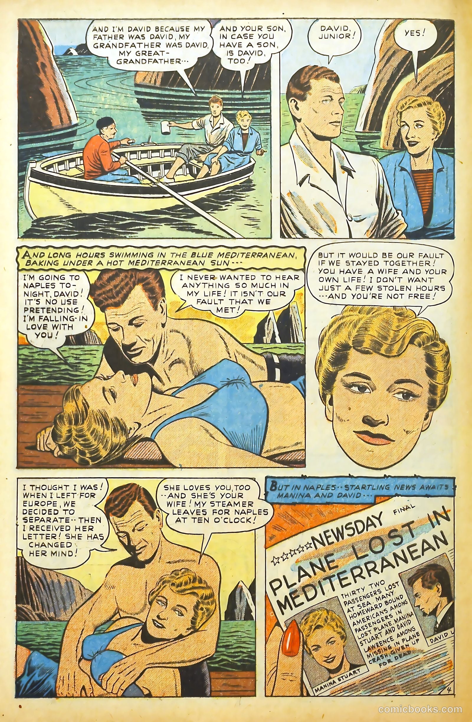Movie Love #5 (1950) — page 40 of 53