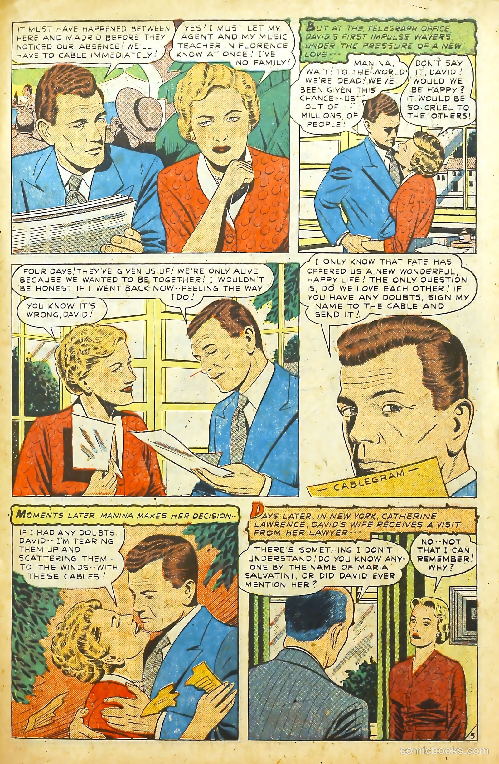 Movie Love #5 (1950) — page 41 of 53