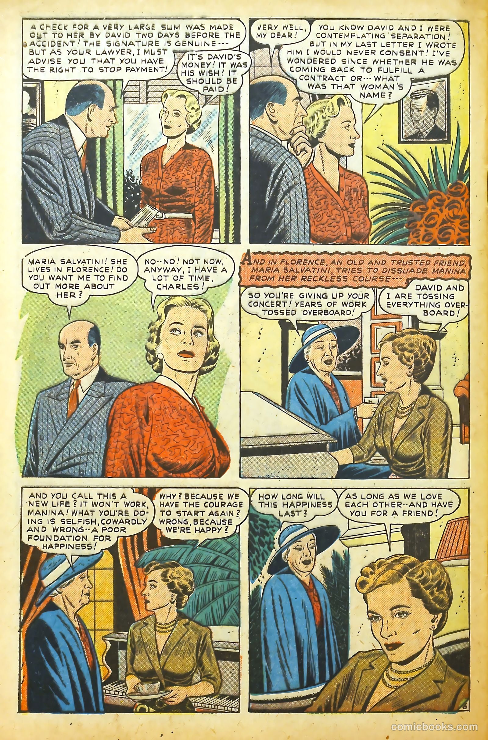 Movie Love #5 (1950) — page 42 of 53