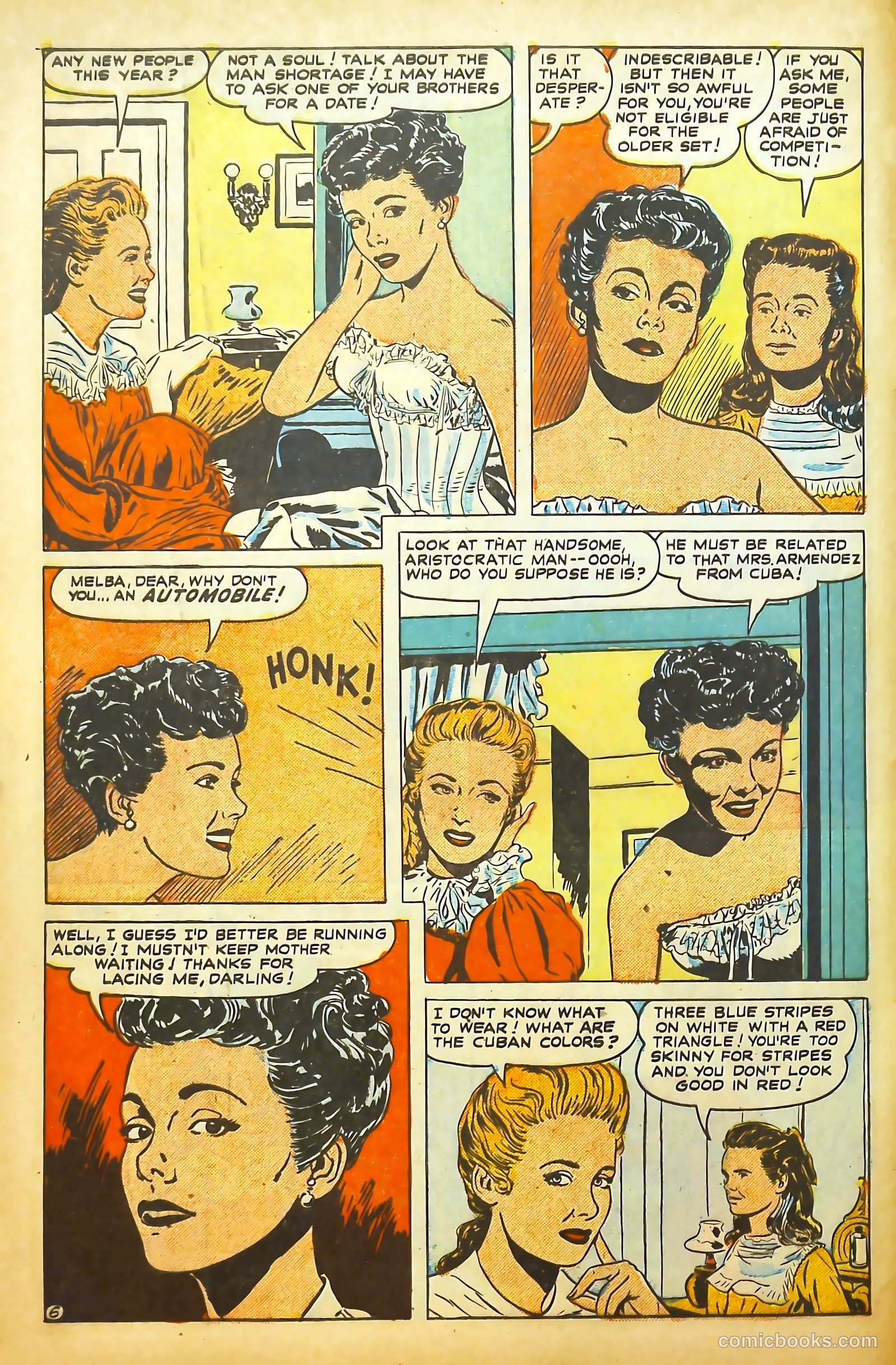 Movie Love #6 (1950) — page 8 of 53