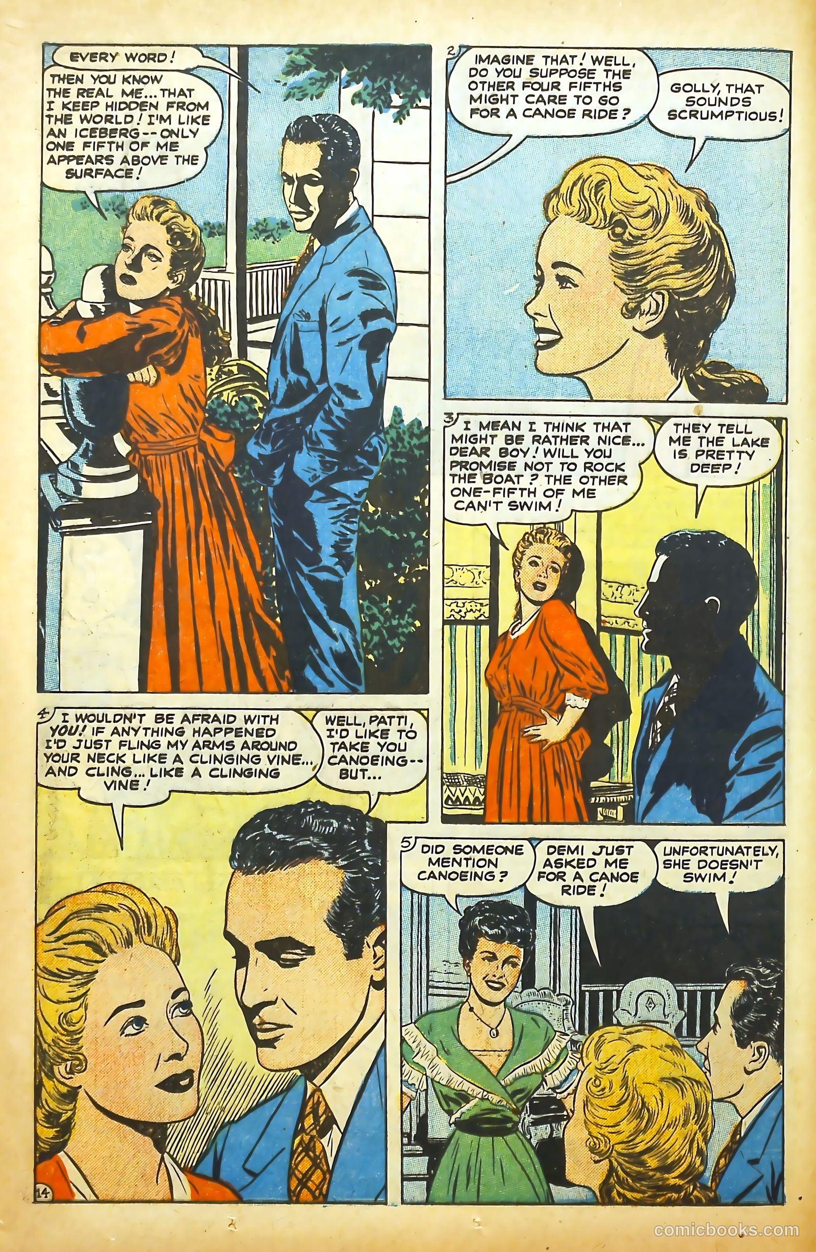 Movie Love #6 (1950) — page 16 of 53