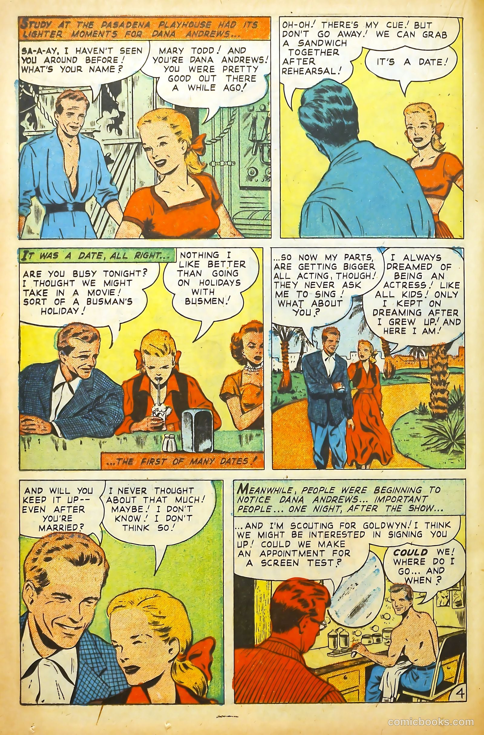 Movie Love #6 (1950) — page 32 of 53
