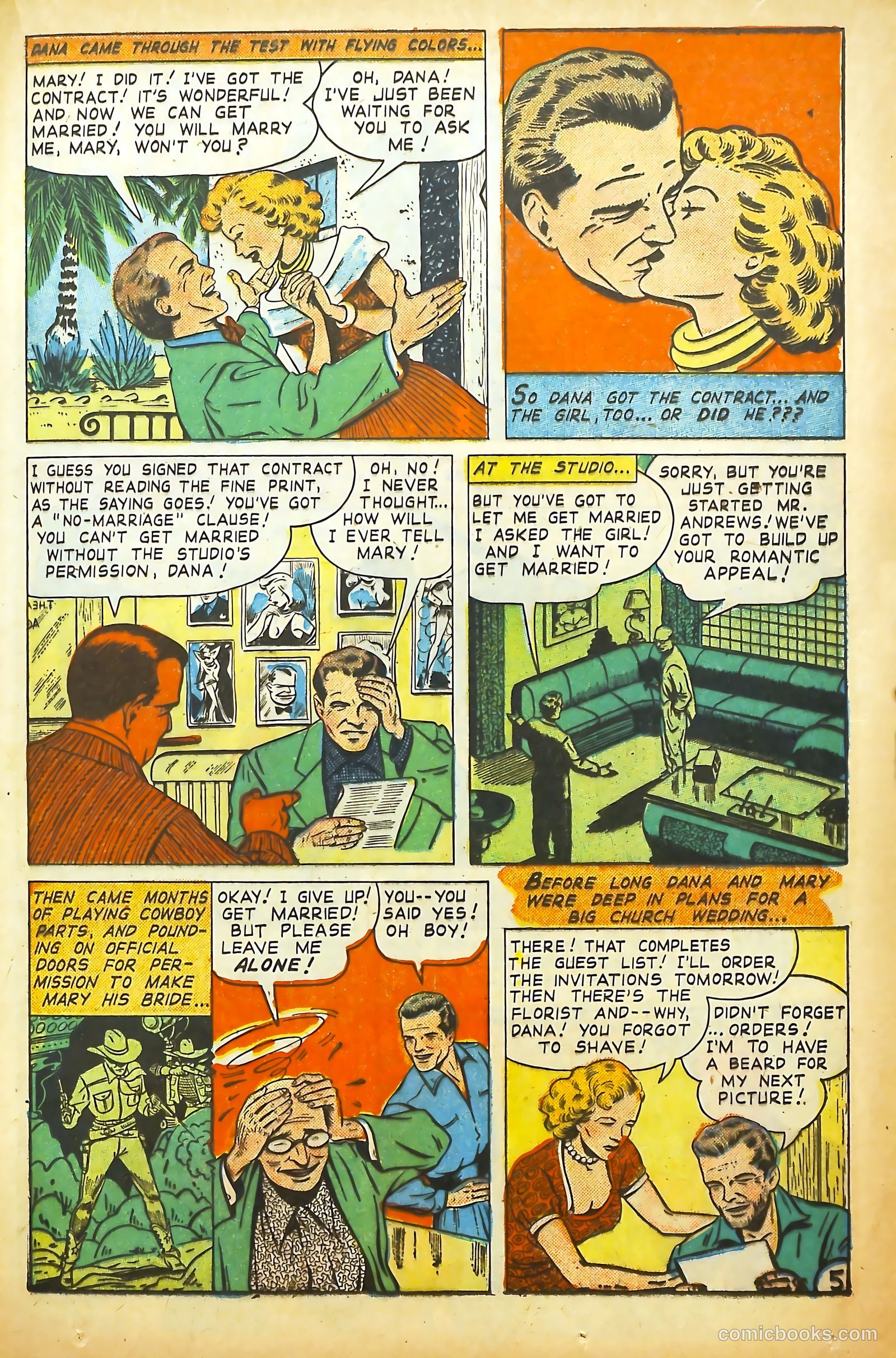 Movie Love #6 (1950) — page 33 of 53