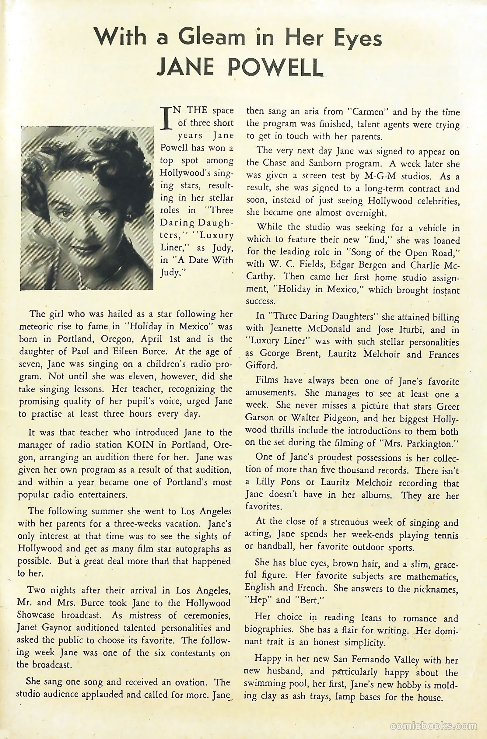 Movie Love #6 (1950) — page 51 of 53