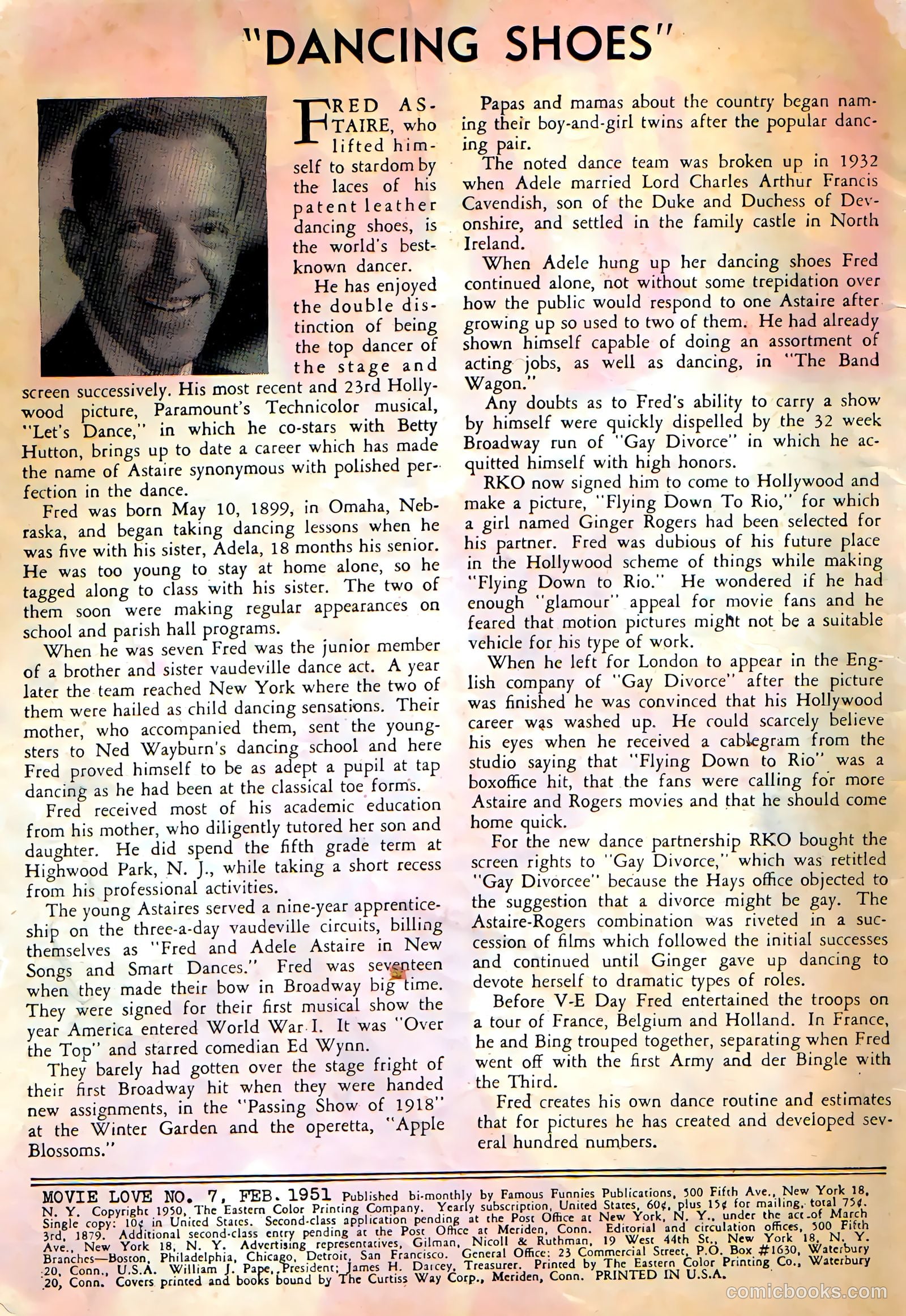 Movie Love #7 (1951) — page 2 of 52