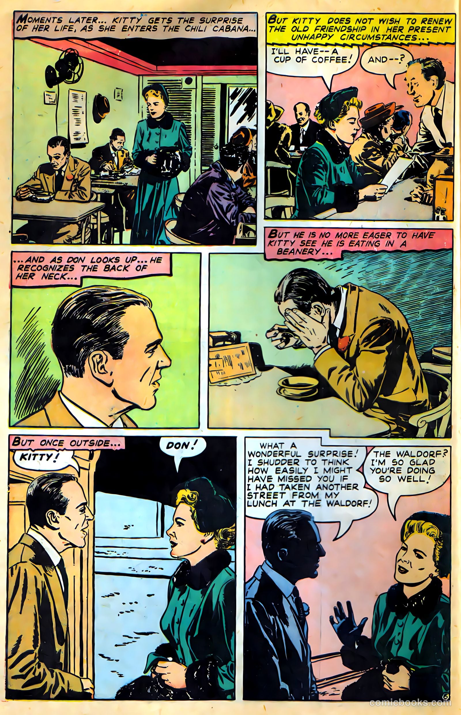 Movie Love #7 (1951) — page 8 of 52