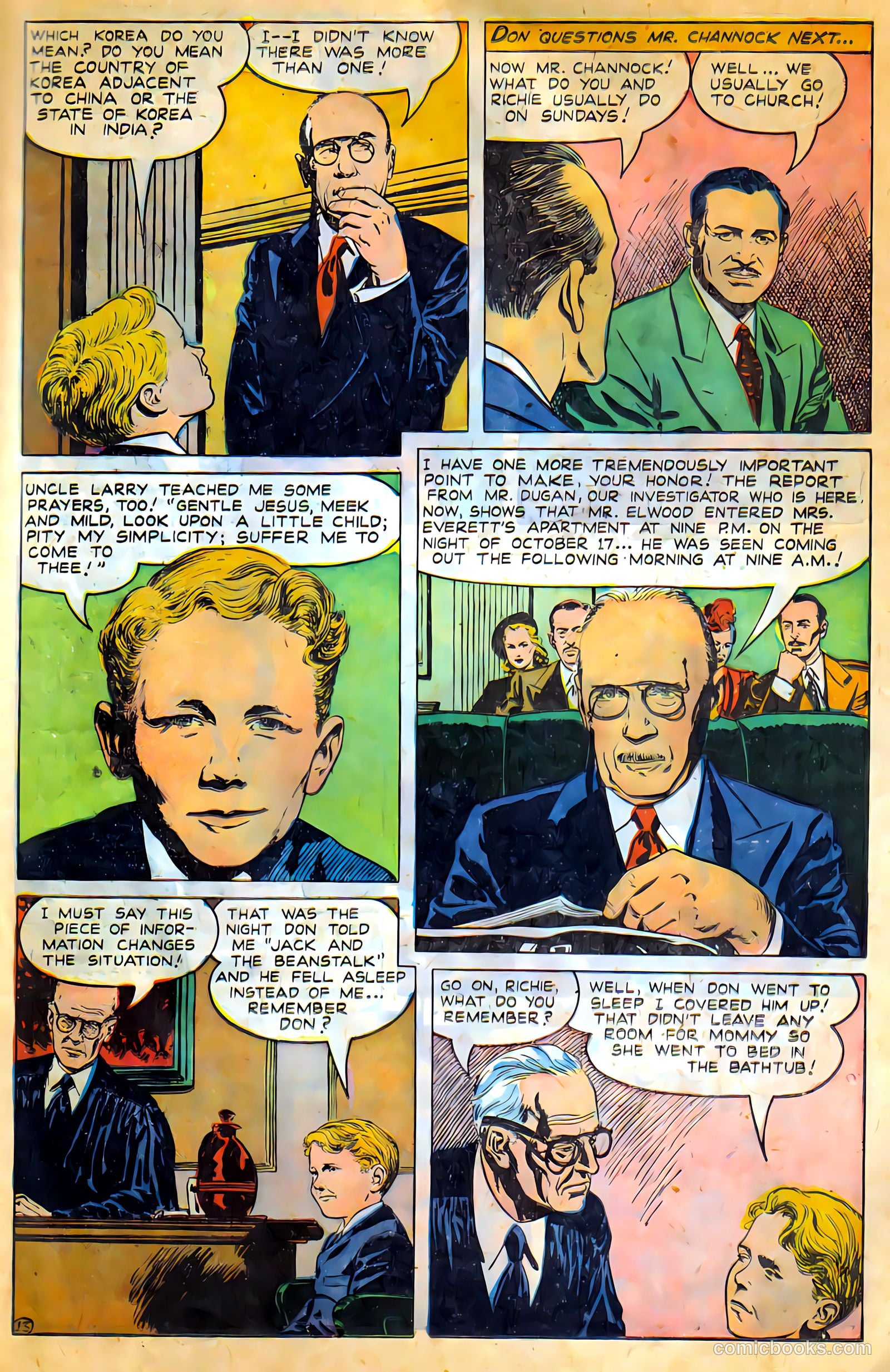 Movie Love #7 (1951) — page 15 of 52