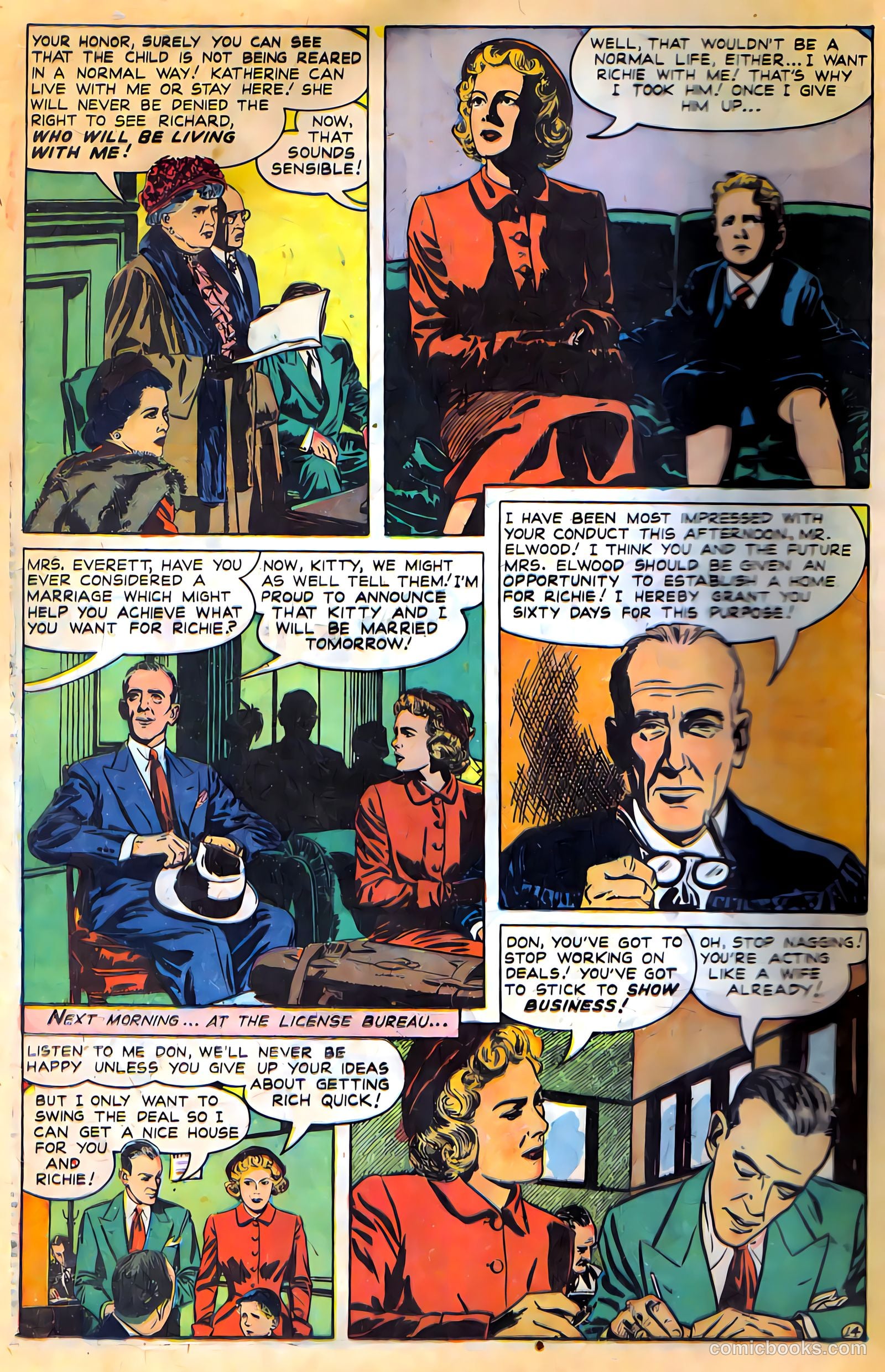 Movie Love #7 (1951) — page 16 of 52