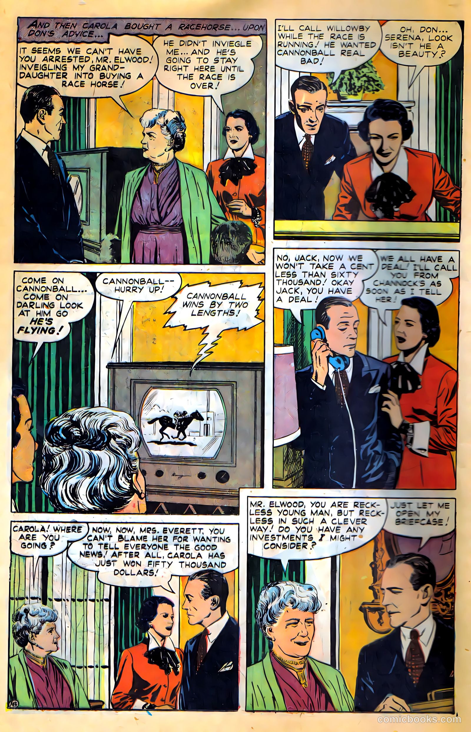 Movie Love #7 (1951) — page 18 of 52