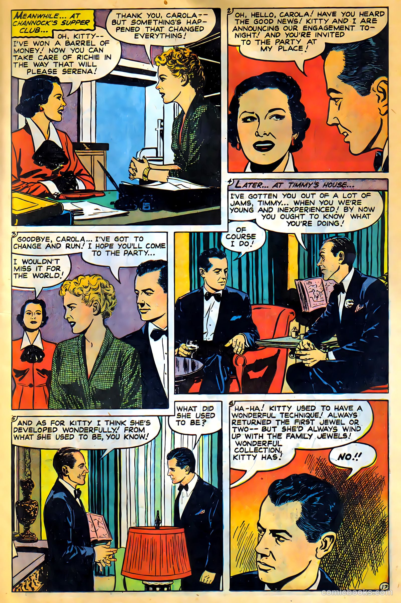Movie Love #7 (1951) — page 19 of 52