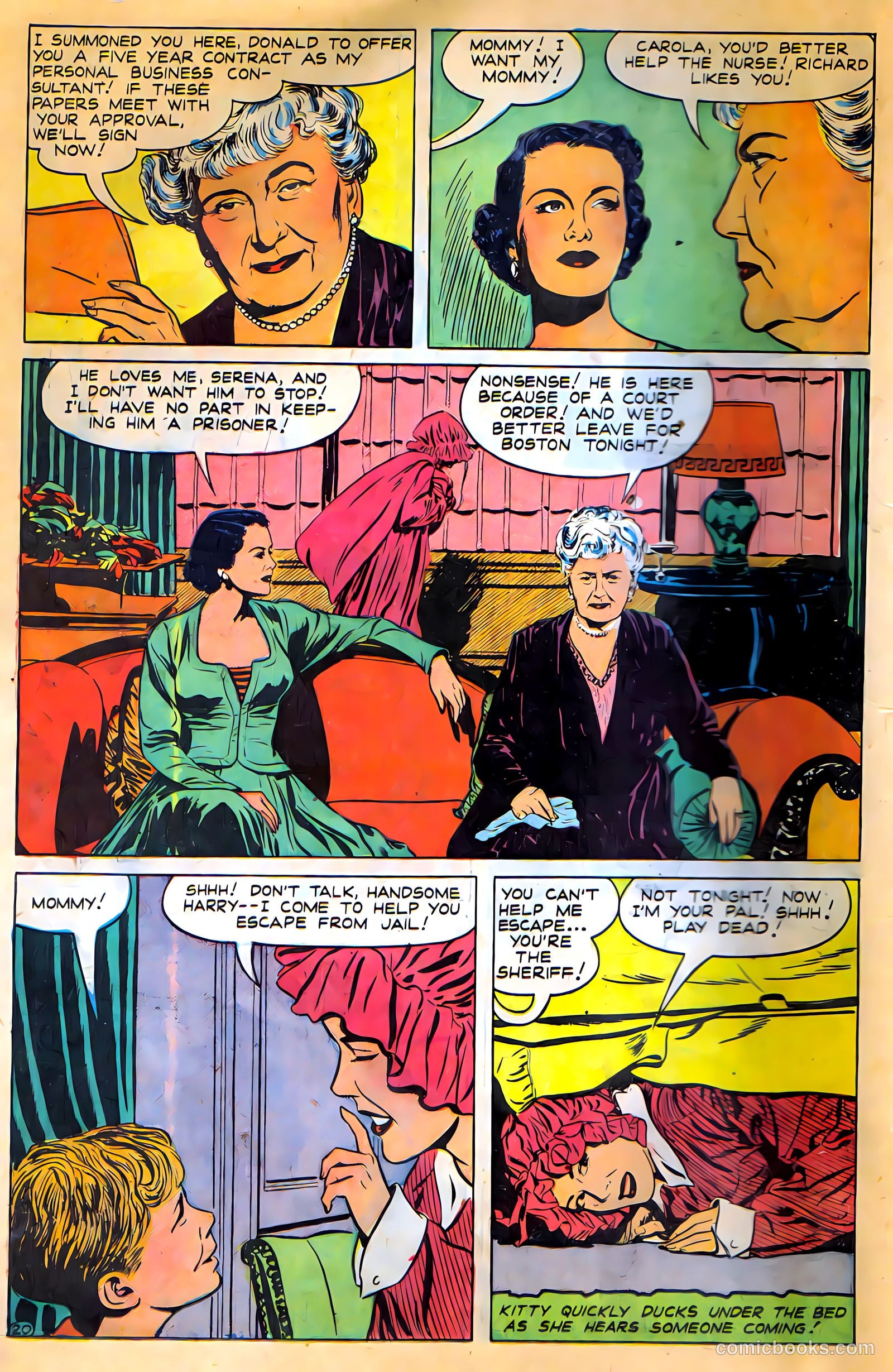 Movie Love #7 (1951) — page 22 of 52