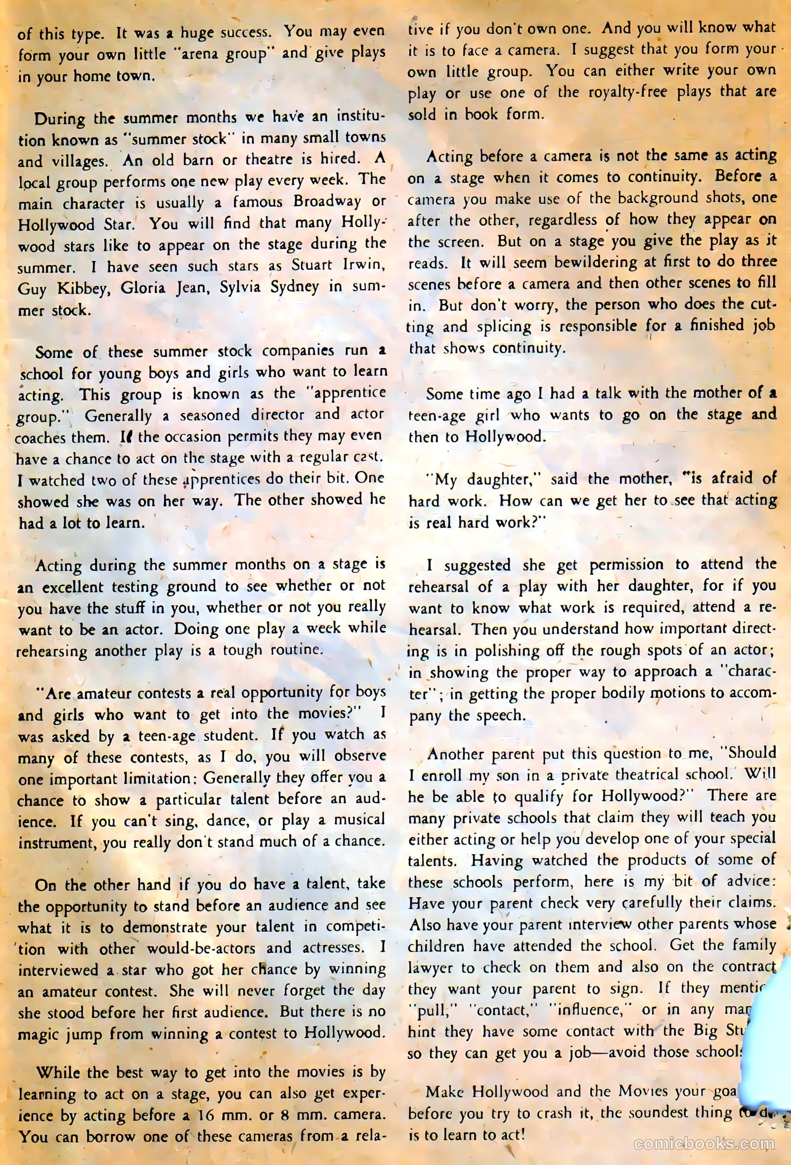 Movie Love #7 (1951) — page 29 of 52