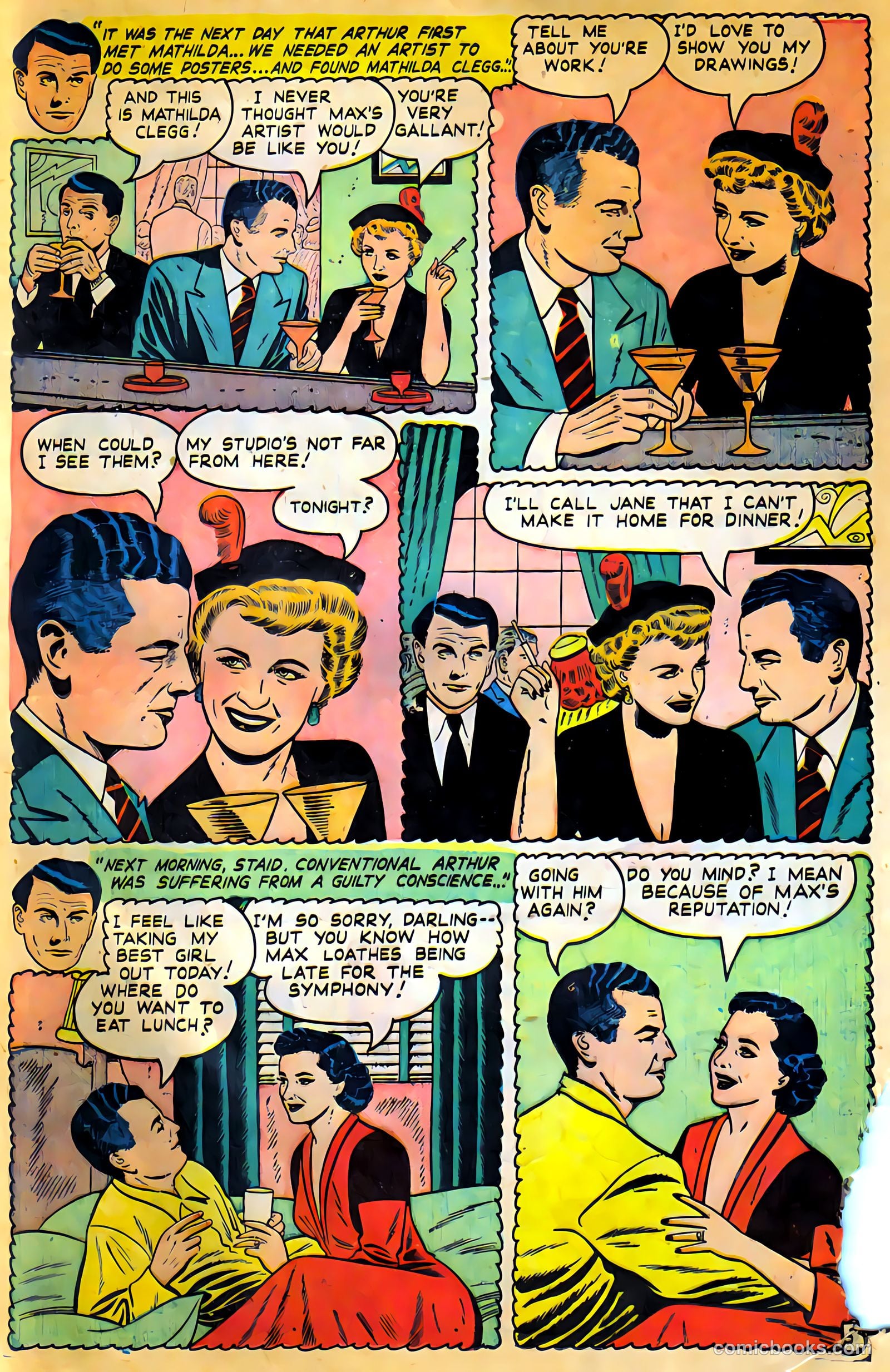 Movie Love #7 (1951) — page 33 of 52