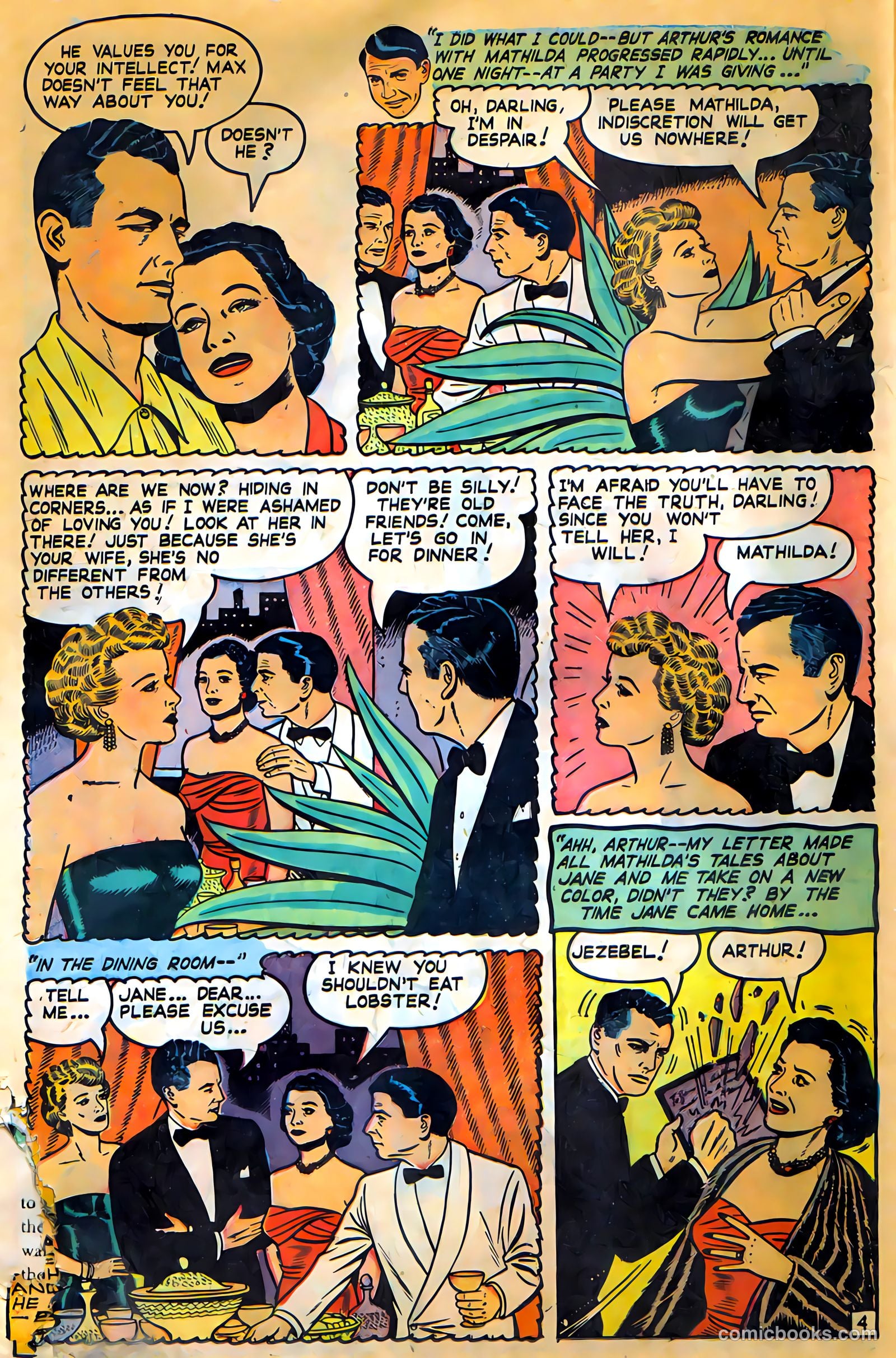 Movie Love #7 (1951) — page 34 of 52