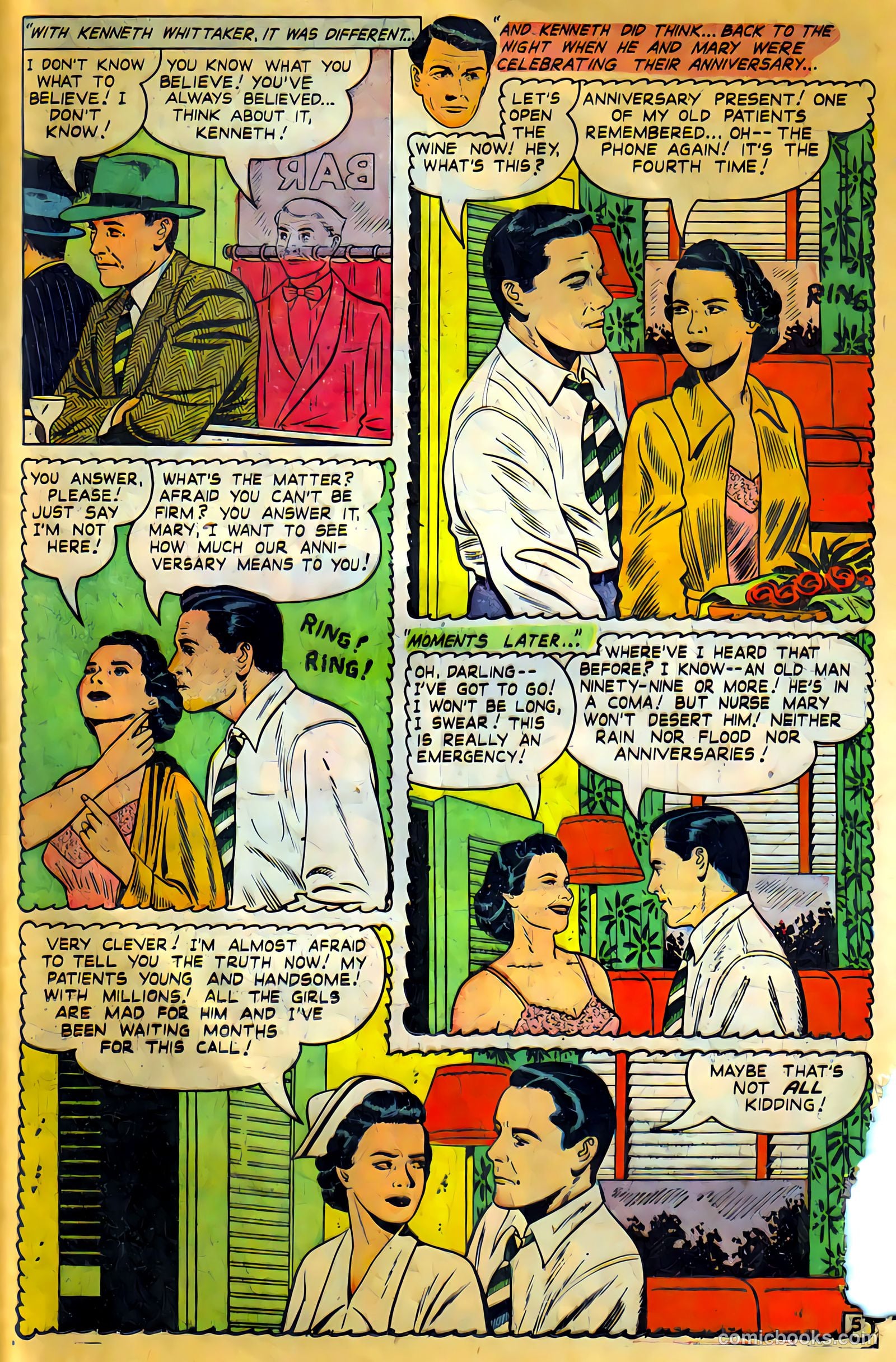 Movie Love #7 (1951) — page 35 of 52