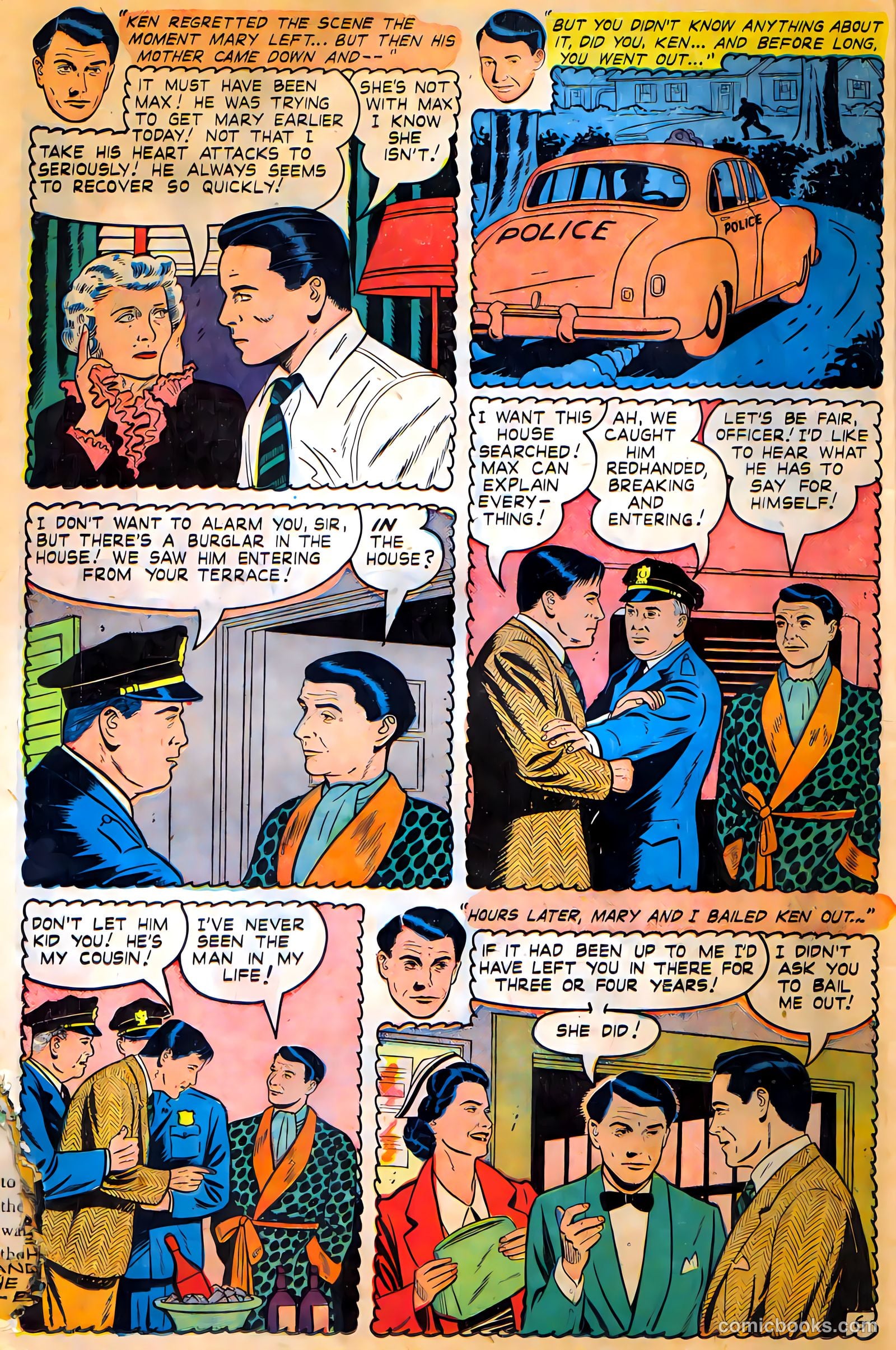 Movie Love #7 (1951) — page 36 of 52