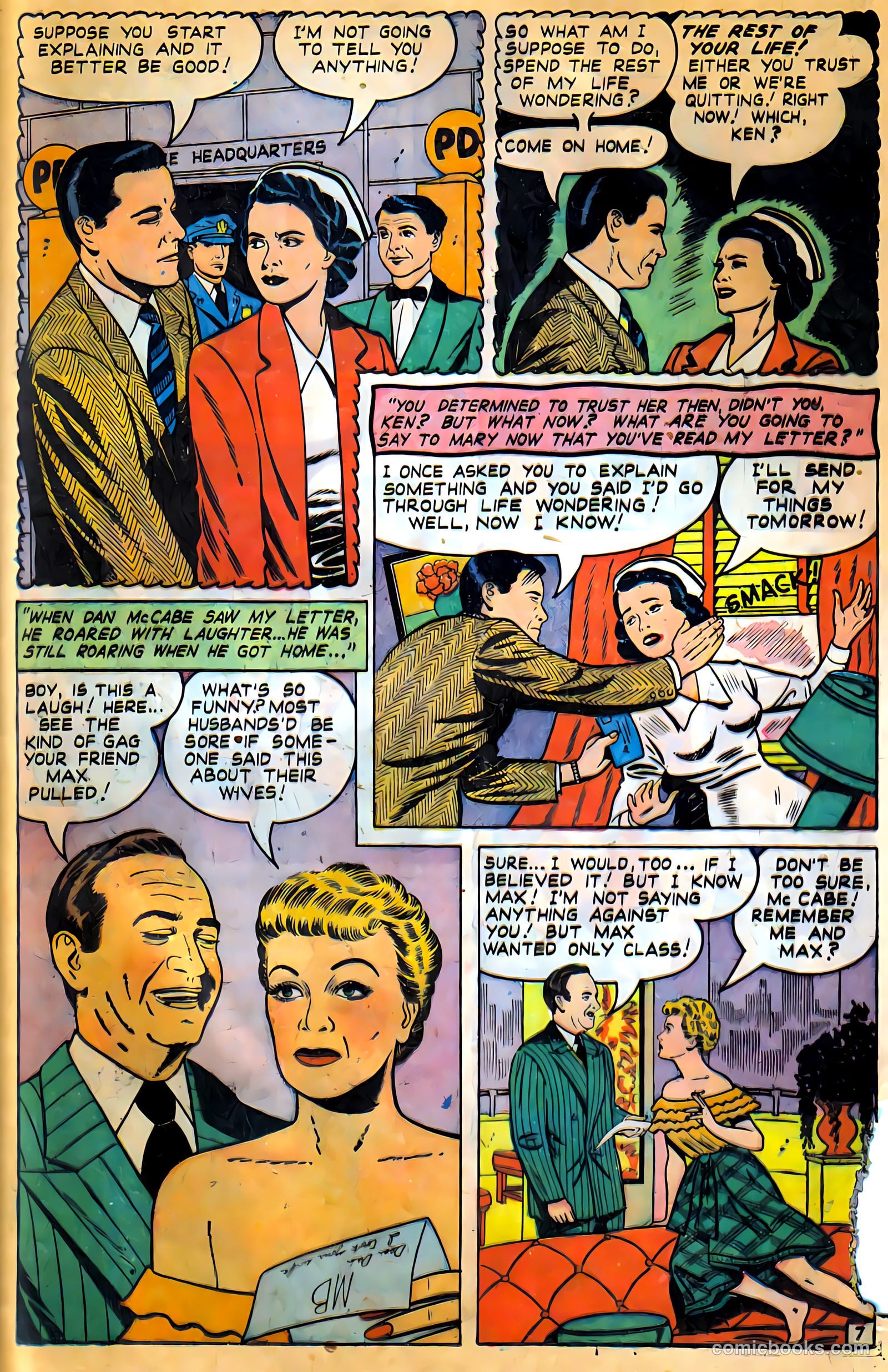 Movie Love #7 (1951) — page 37 of 52