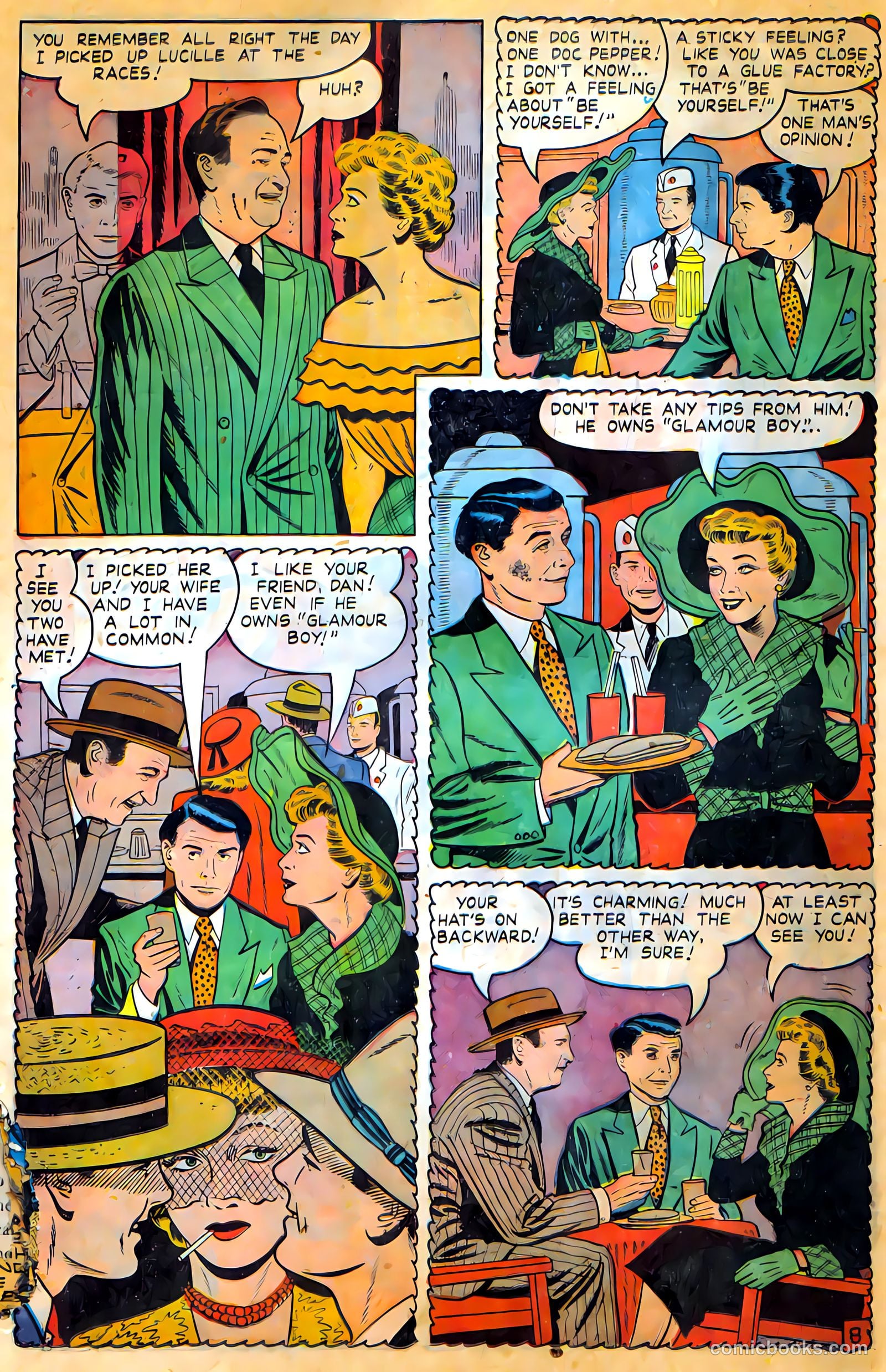 Movie Love #7 (1951) — page 38 of 52