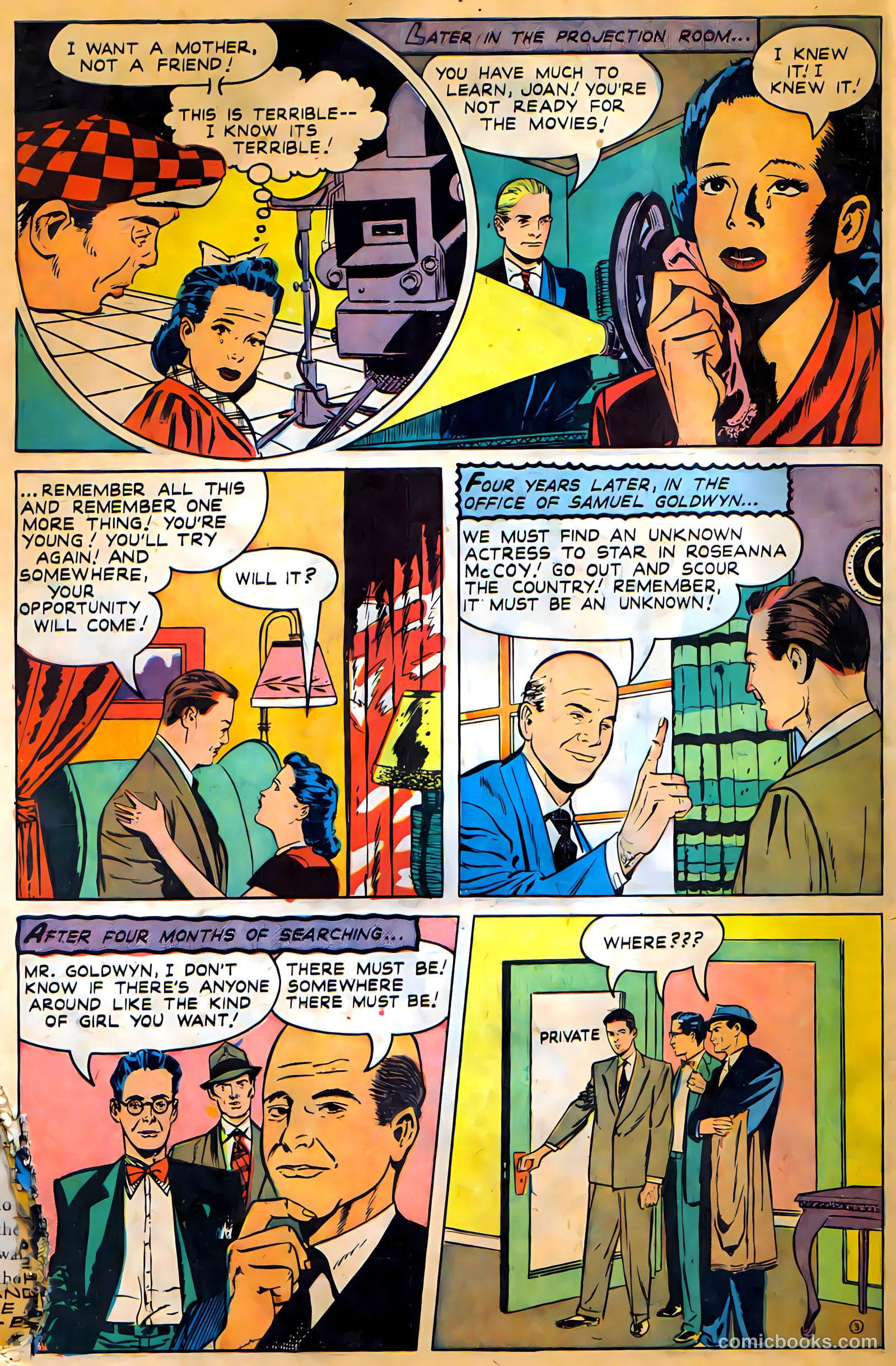 Movie Love #7 (1951) — page 46 of 52