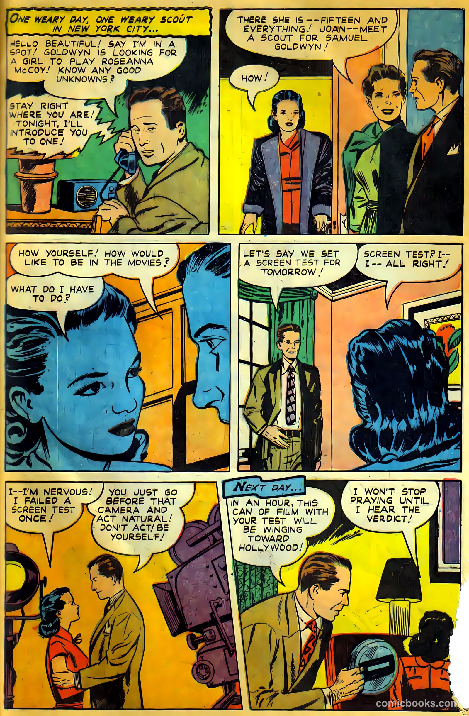 Movie Love #7 (1951) — page 47 of 52