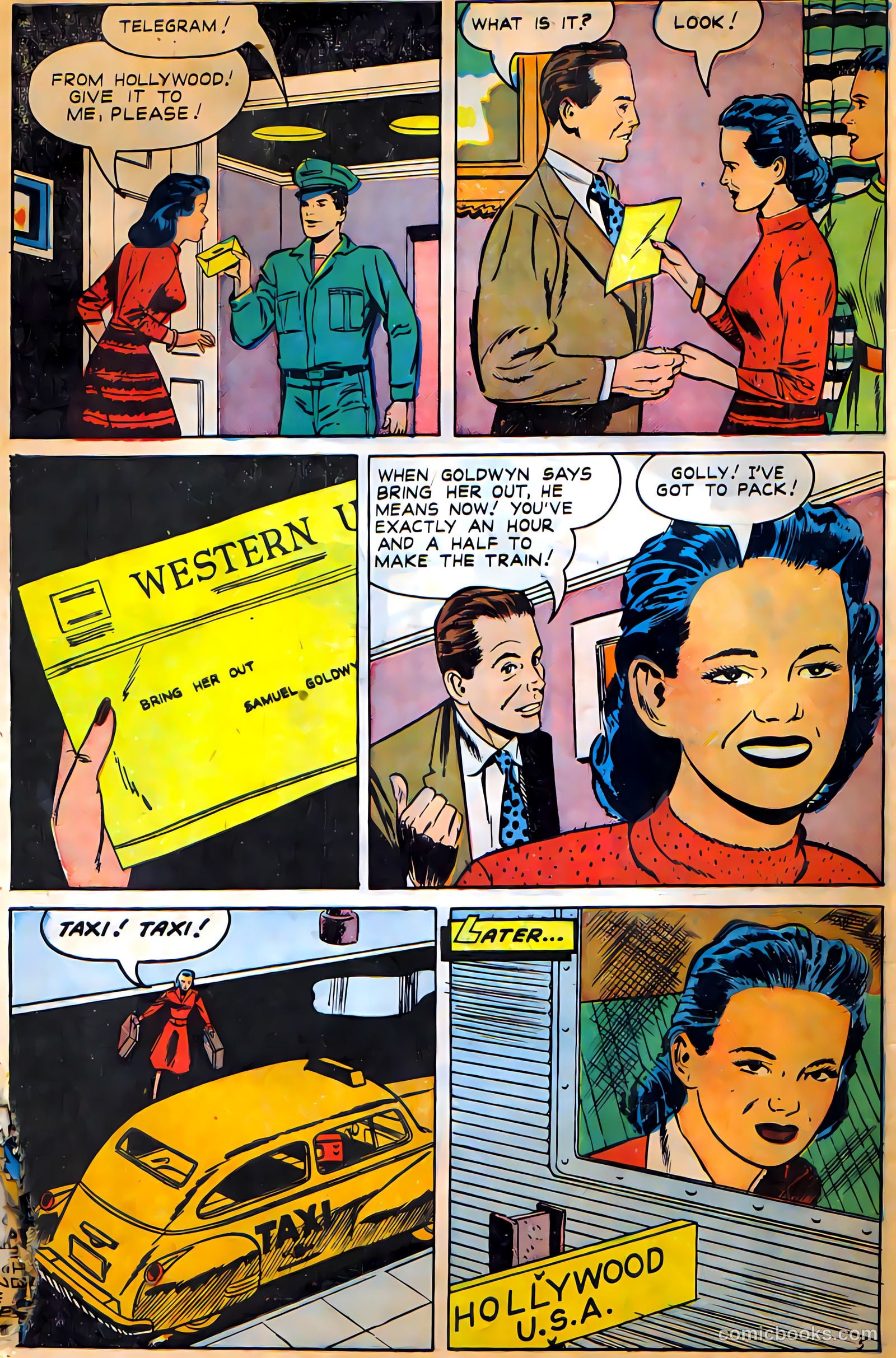 Movie Love #7 (1951) — page 48 of 52