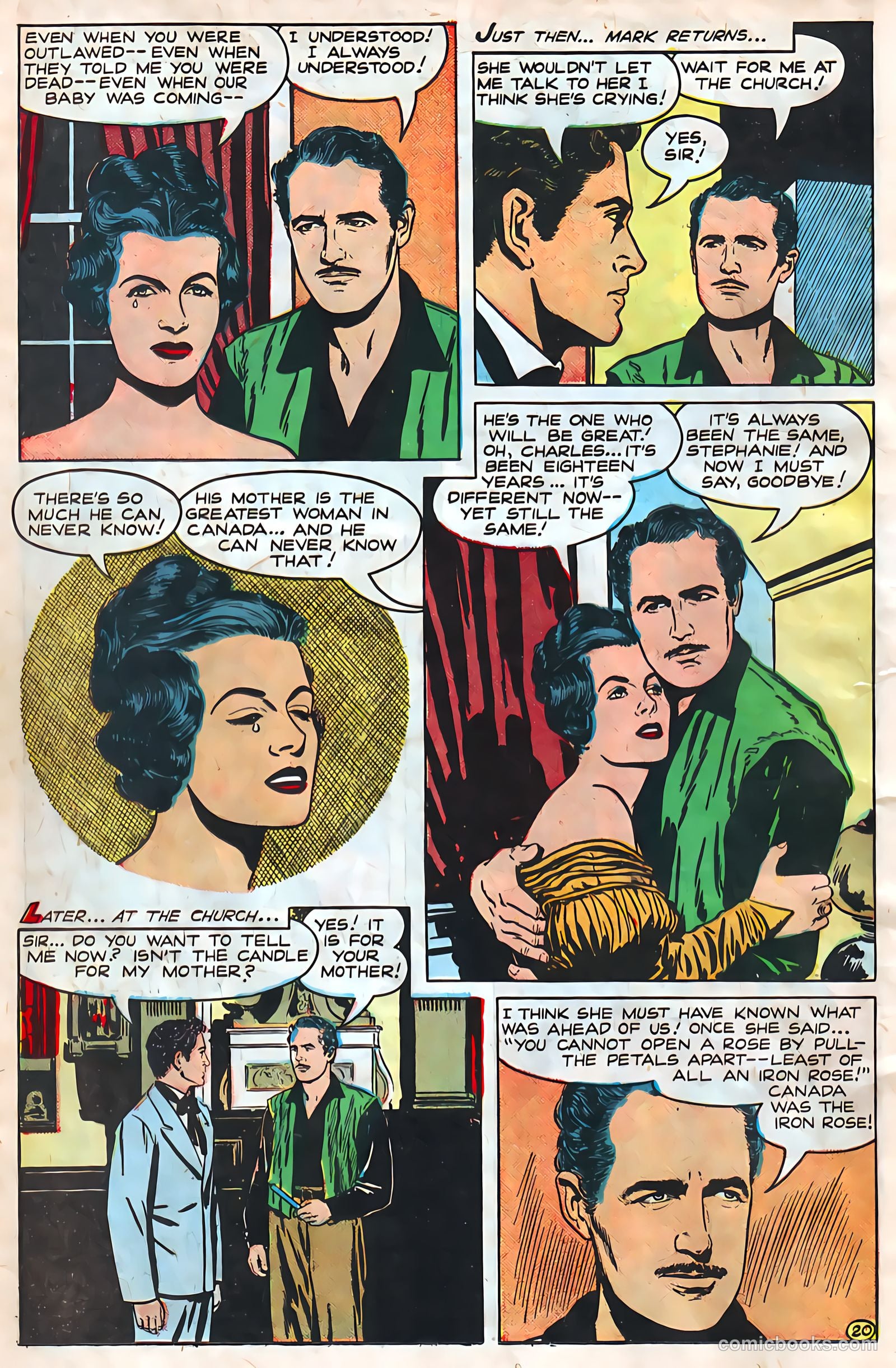 Movie Love #8 (1951) — page 22 of 53