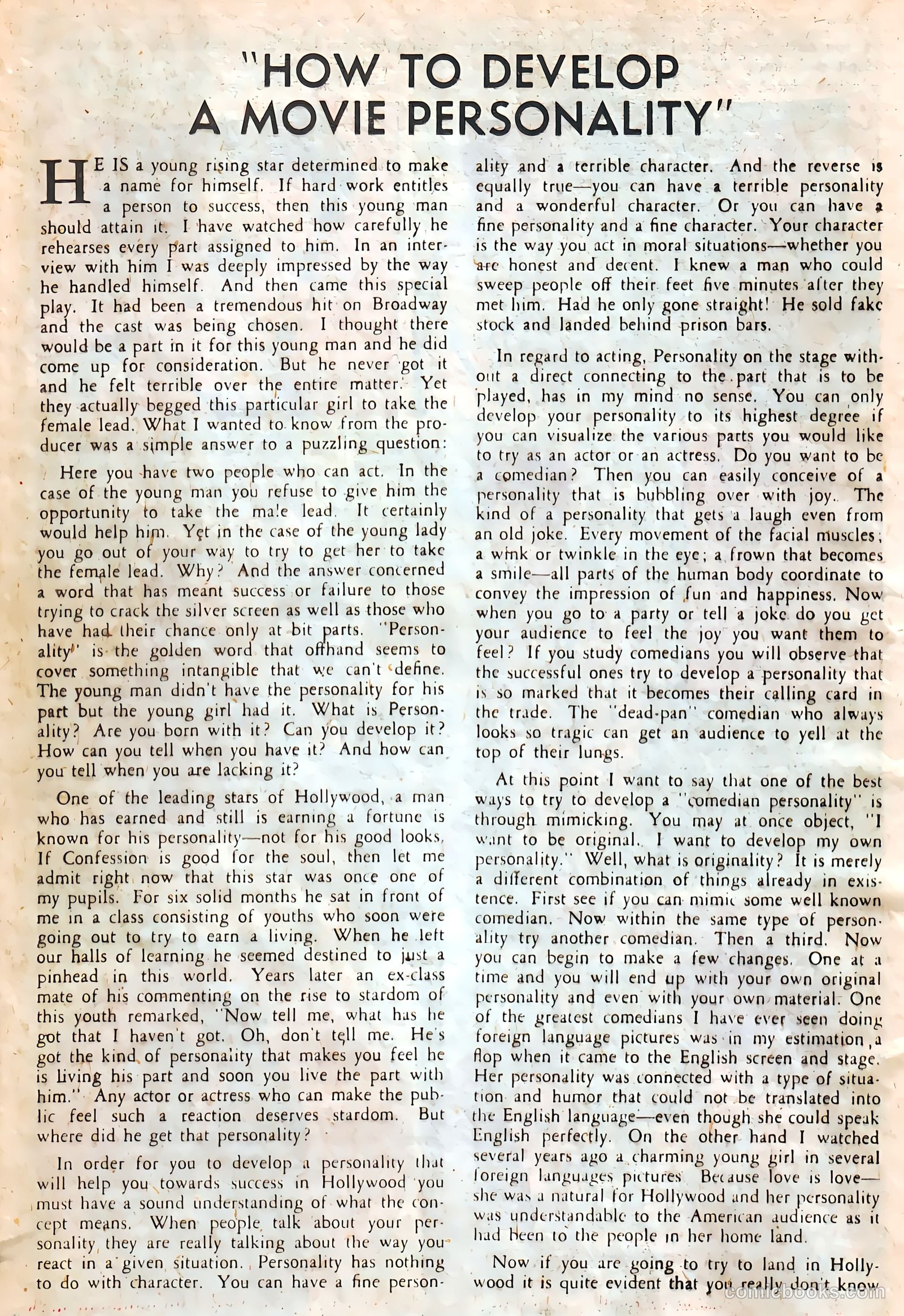 Movie Love #8 (1951) — page 28 of 53
