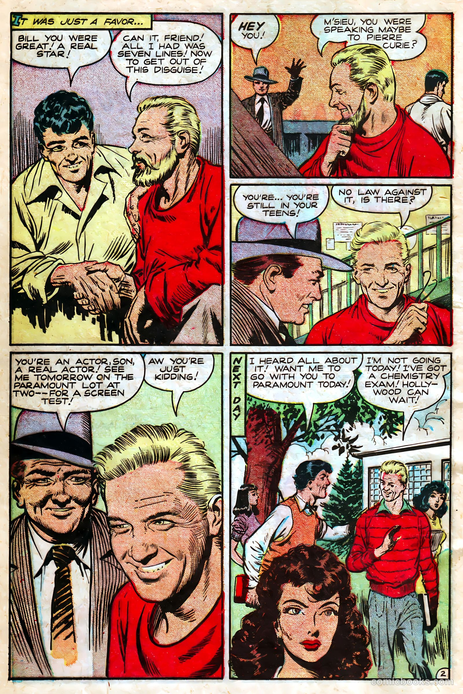 Movie Love #8 (1951) — page 32 of 53
