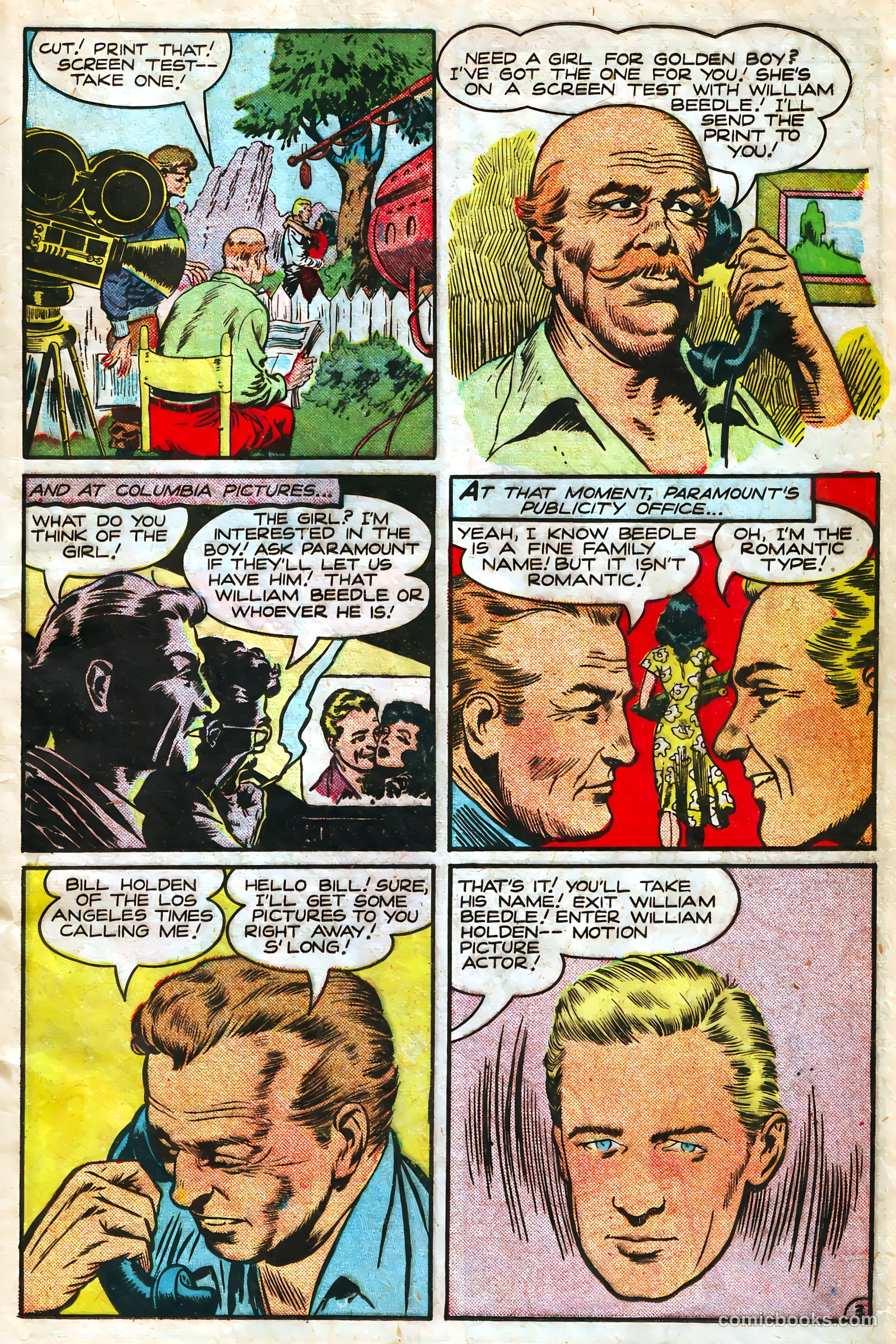 Movie Love #8 (1951) — page 33 of 53