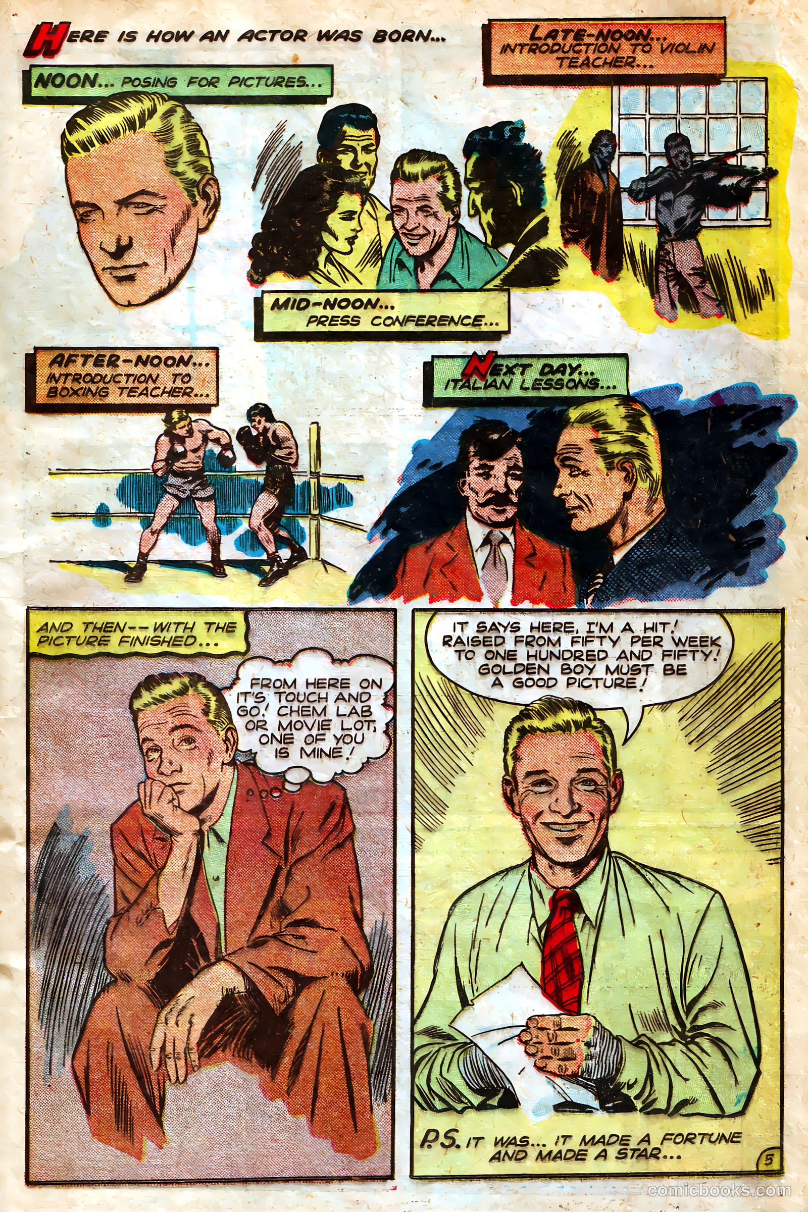 Movie Love #8 (1951) — page 35 of 53