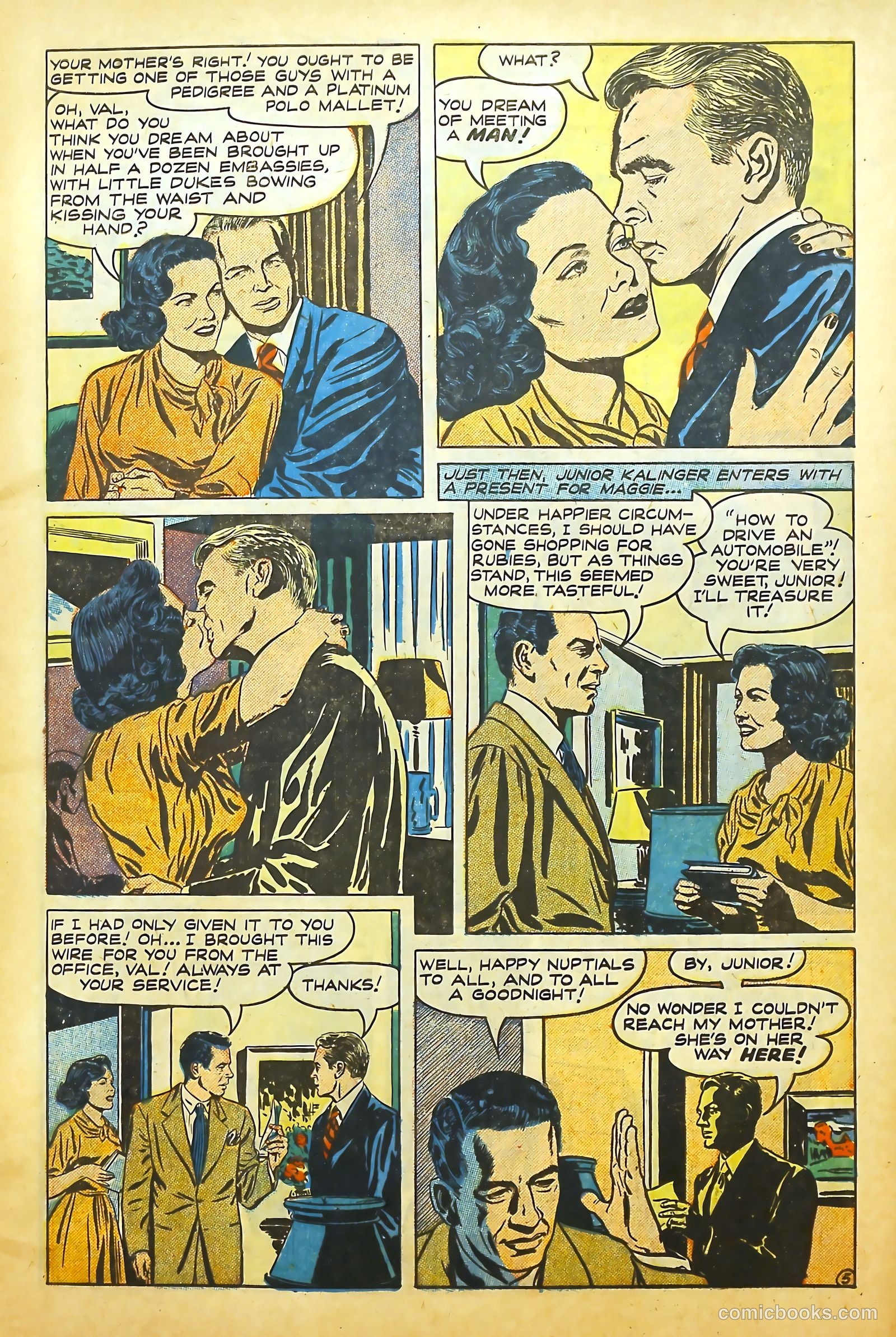 Movie Love #9 (1951) — page 7 of 52