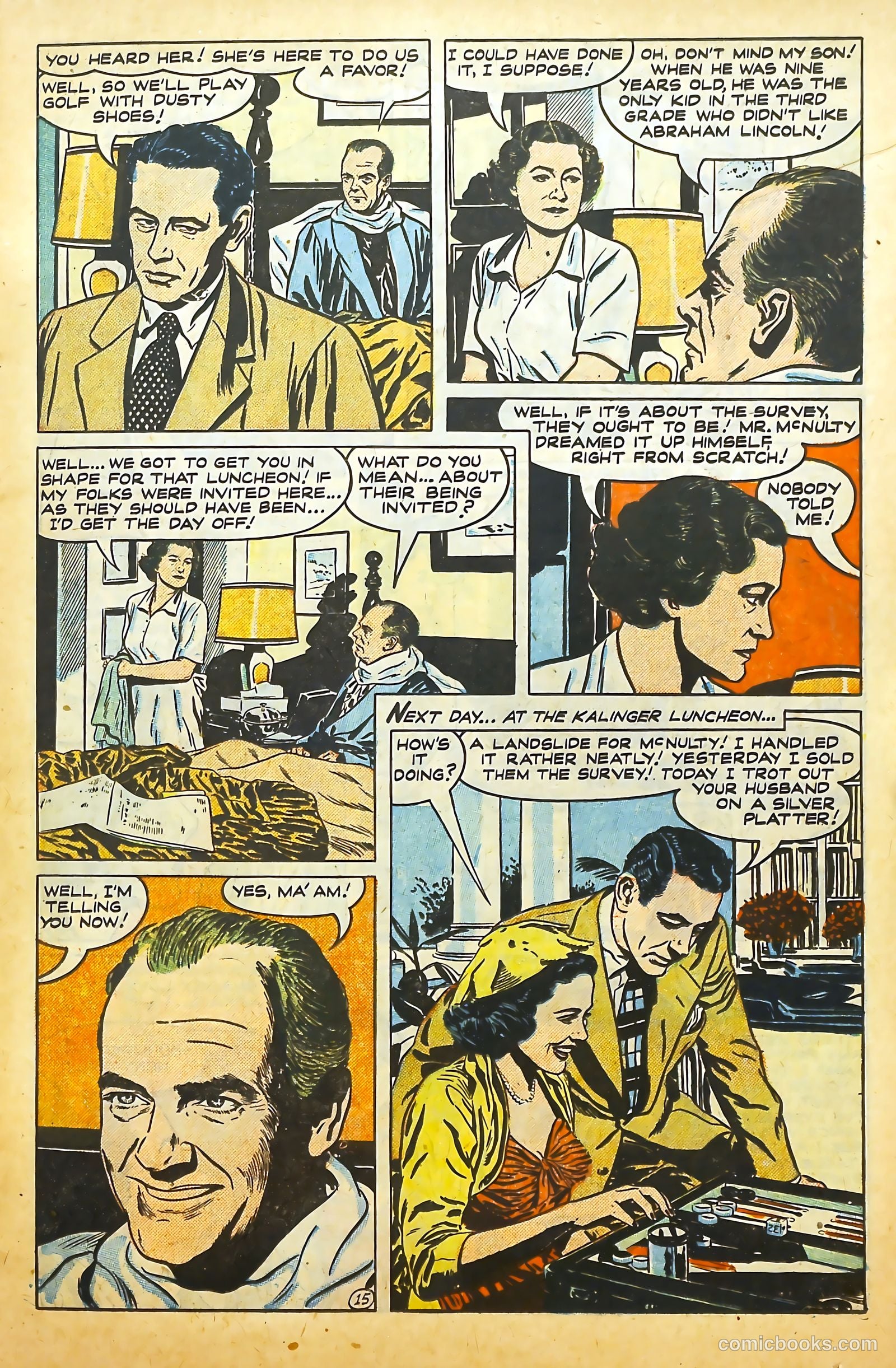 Movie Love #9 (1951) — page 17 of 52