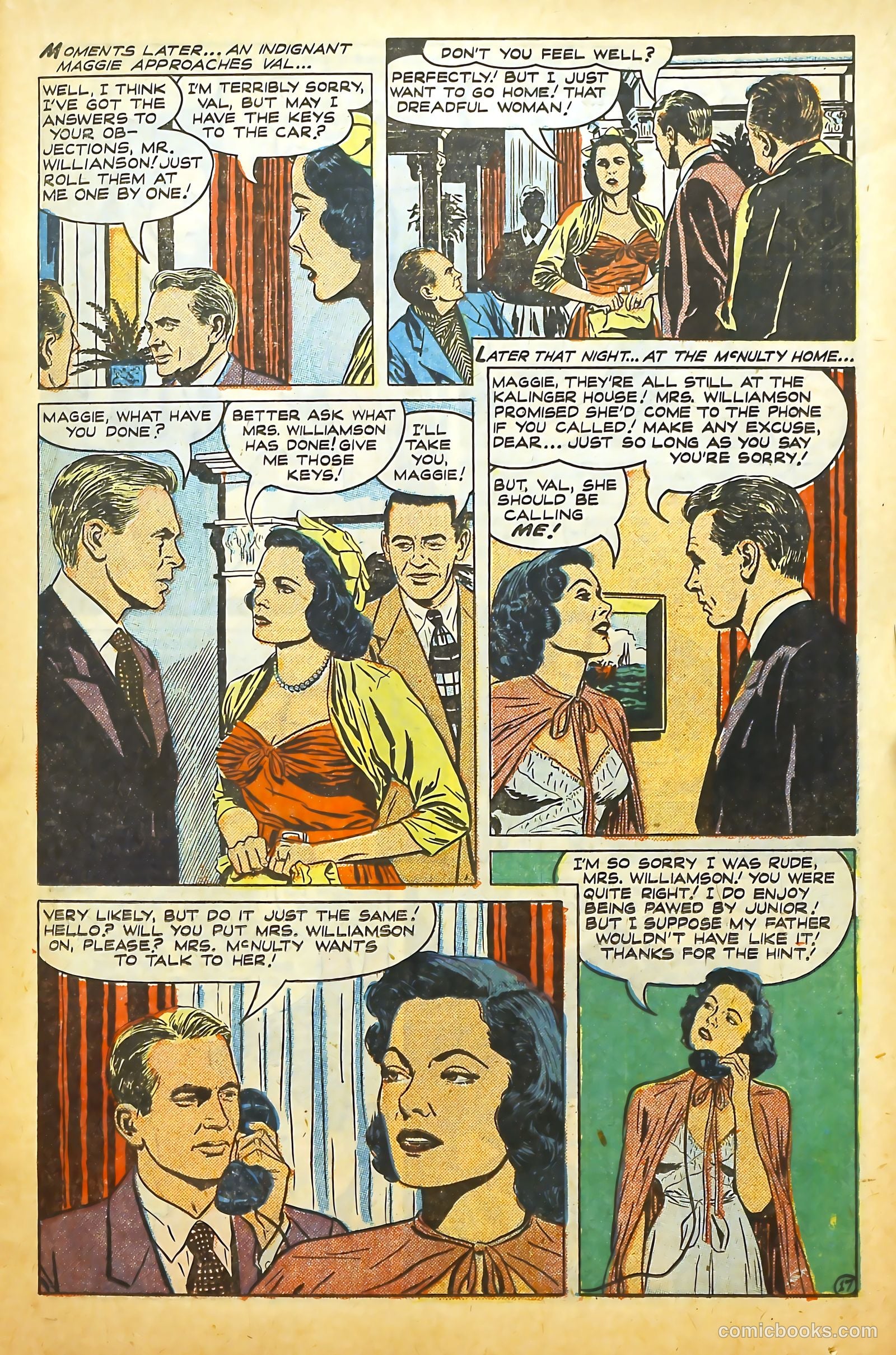 Movie Love #9 (1951) — page 19 of 52