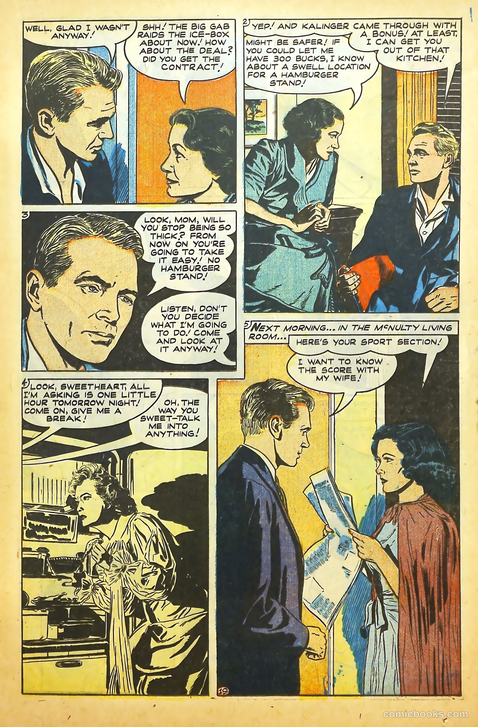 Movie Love #9 (1951) — page 21 of 52
