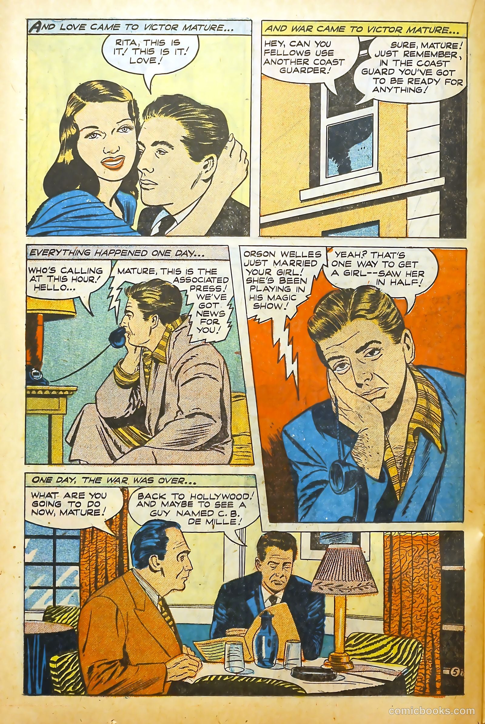 Movie Love #9 (1951) — page 33 of 52