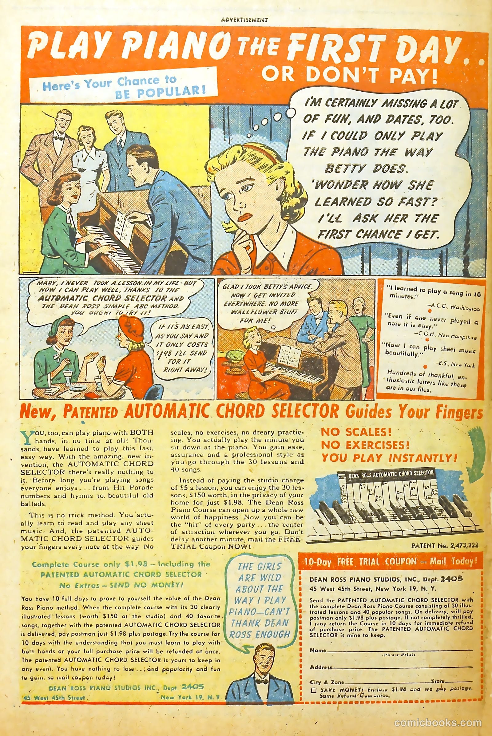 Movie Love #9 (1951) — page 49 of 52