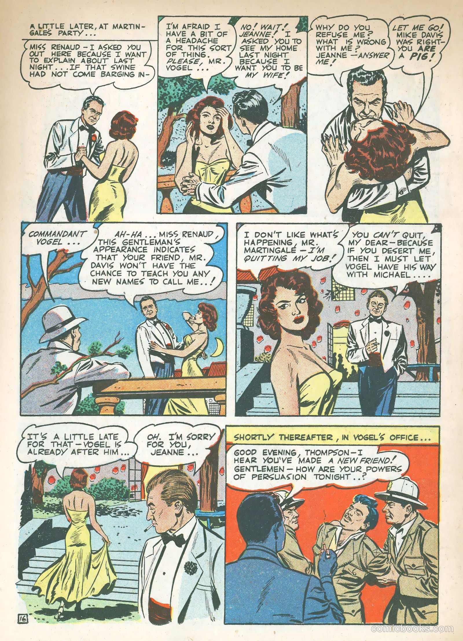 Movie Thrillers #1 (1949) — page 19 of 37